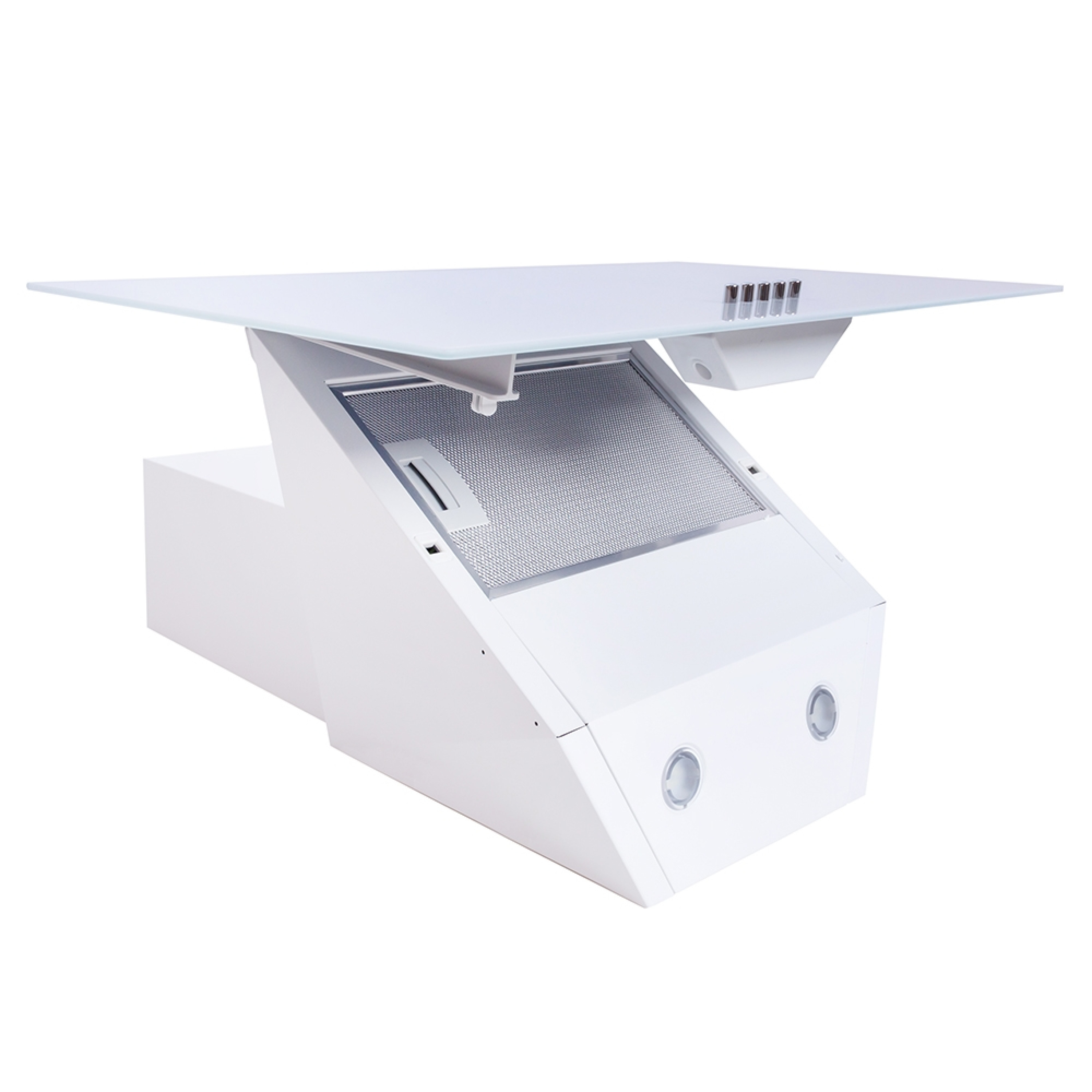 Витяжка декоративна похила Minola HDN 5242 WH 700 LED - зображення 4