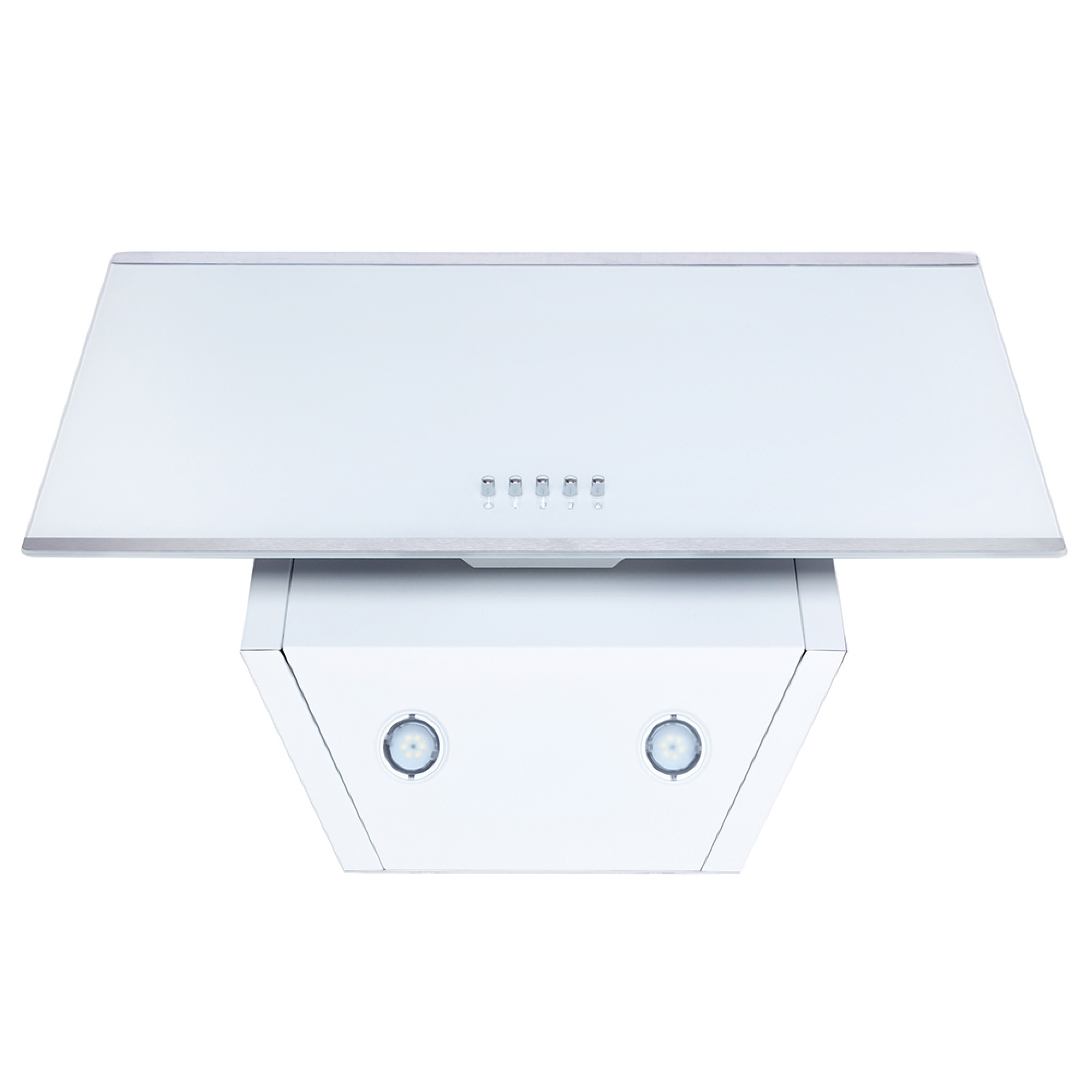 Витяжка декоративна похила Minola HDN 6202 WH/INOX 700 LED - зображення 5