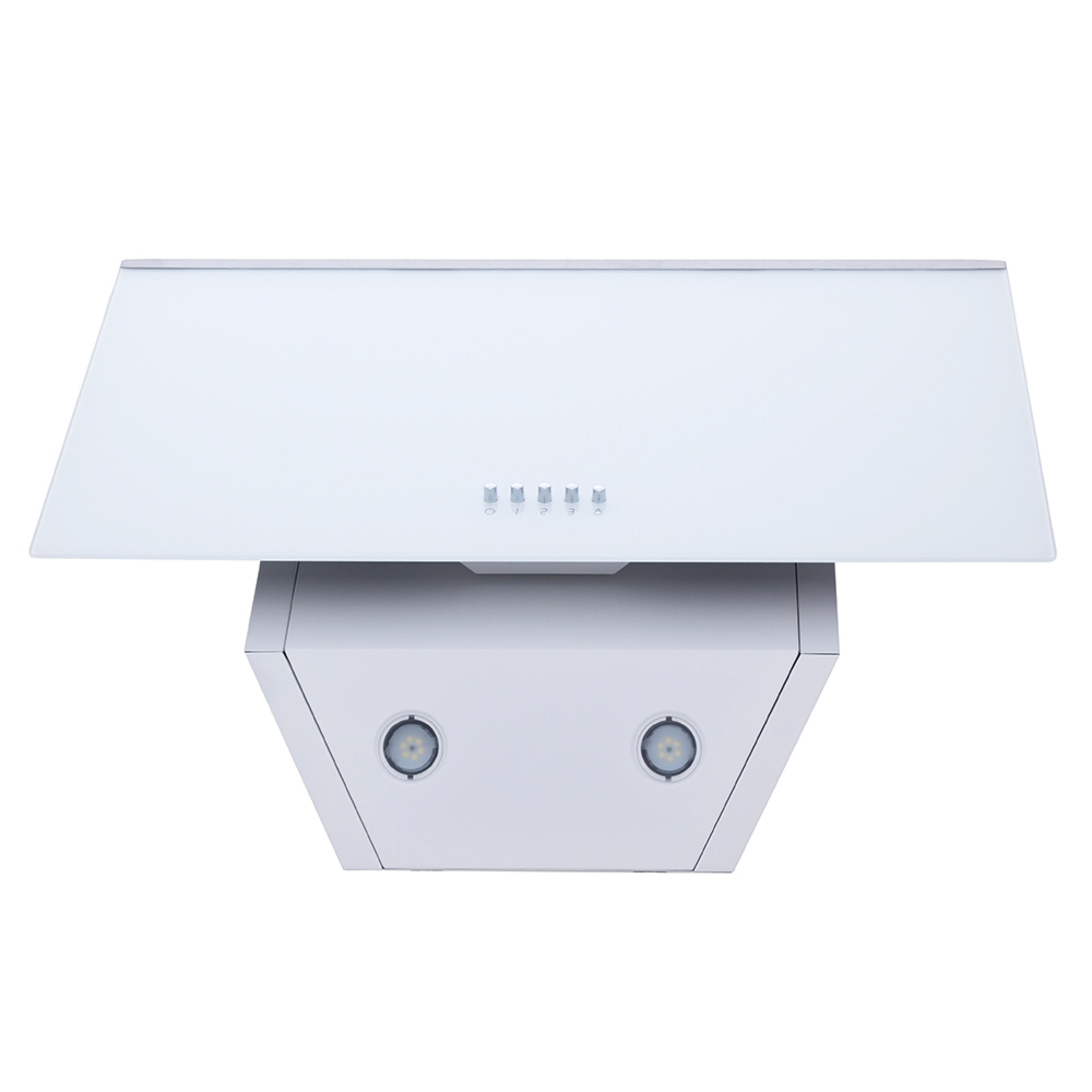 Витяжка декоративна похила Minola HDN 6222 WH/INOX 700 LED - зображення 5