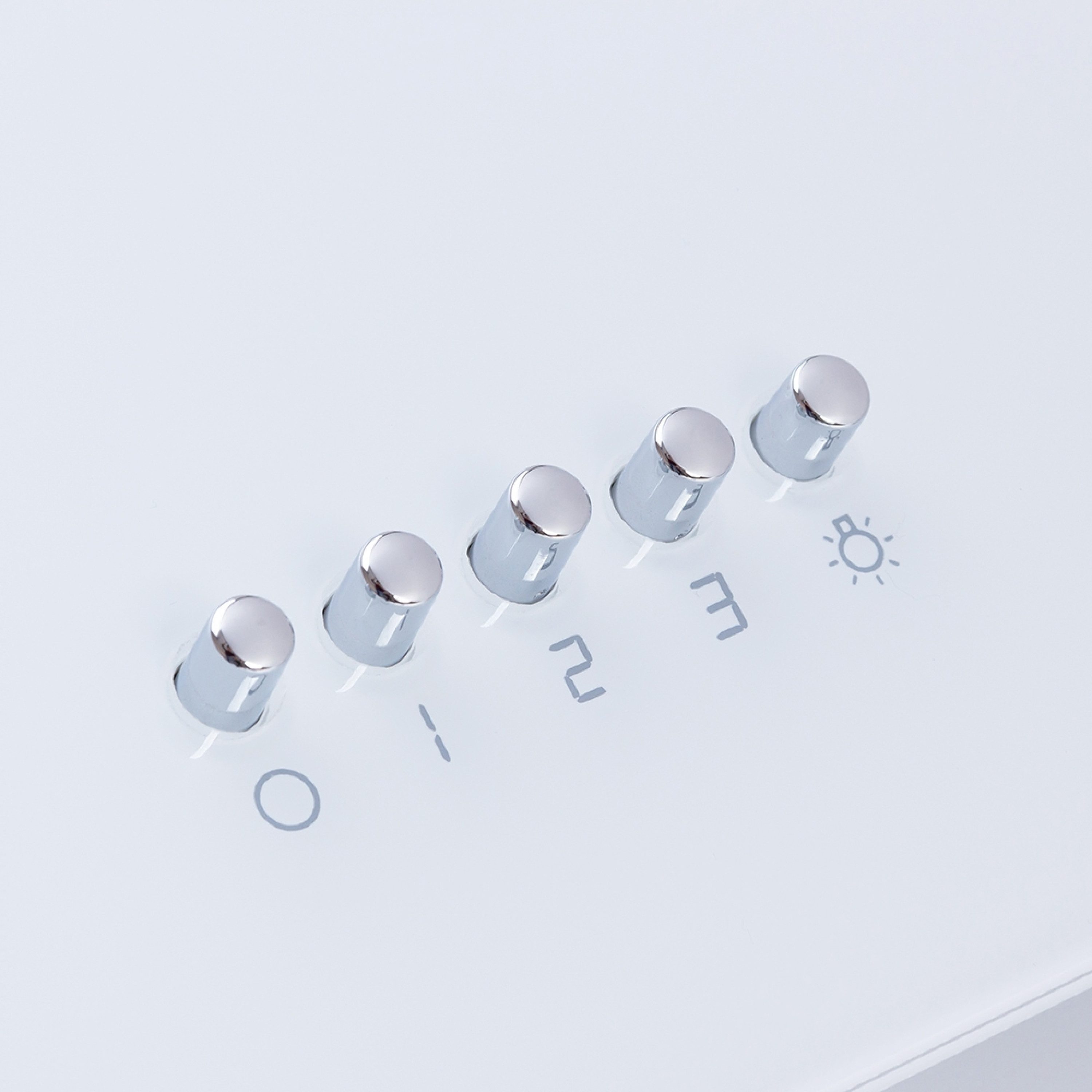 Витяжка декоративна похила Minola HDN 6222 WH/INOX 700 LED - зображення 9