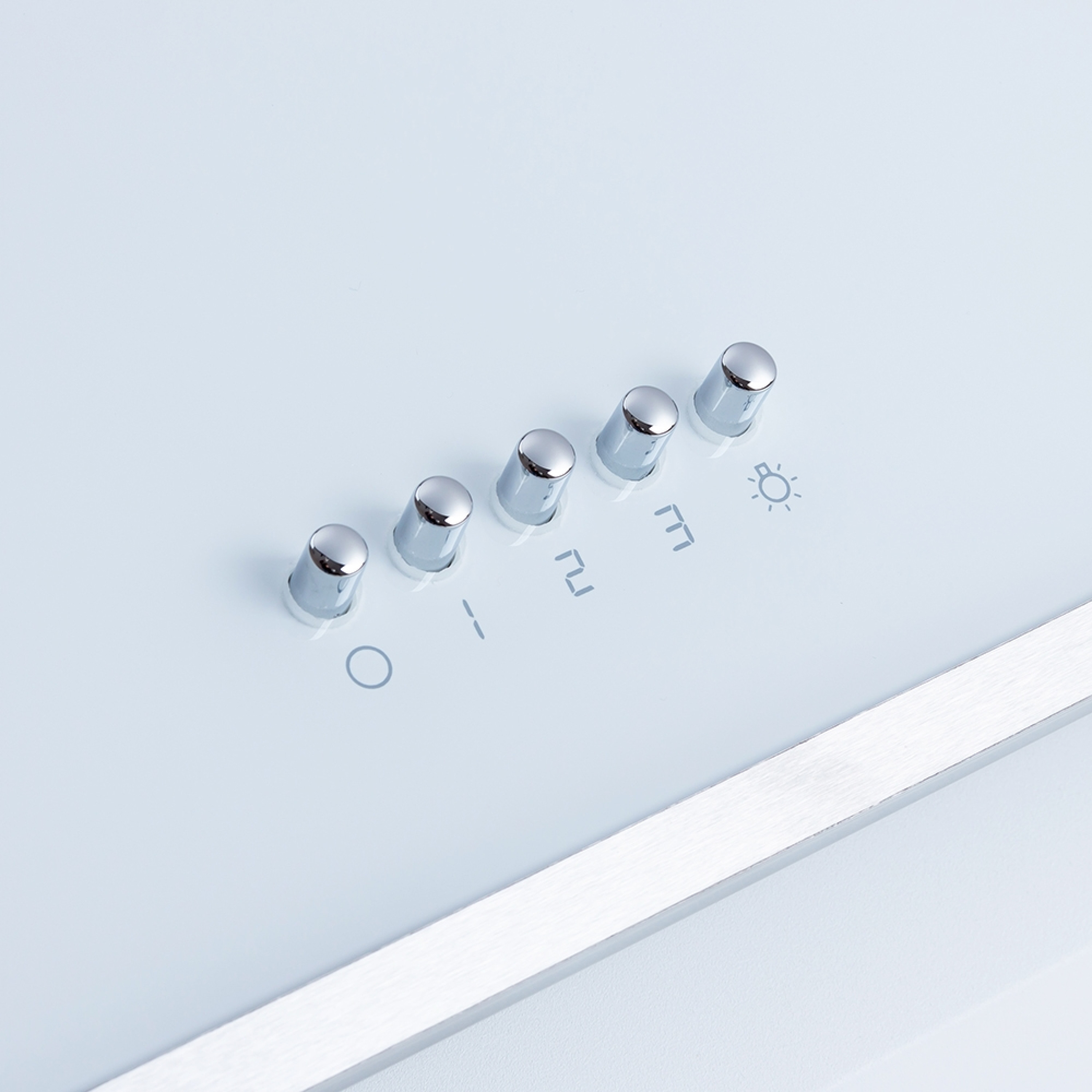 Витяжка декоративна похила Minola HDN 6232 WH/INOX 700 LED - зображення 9