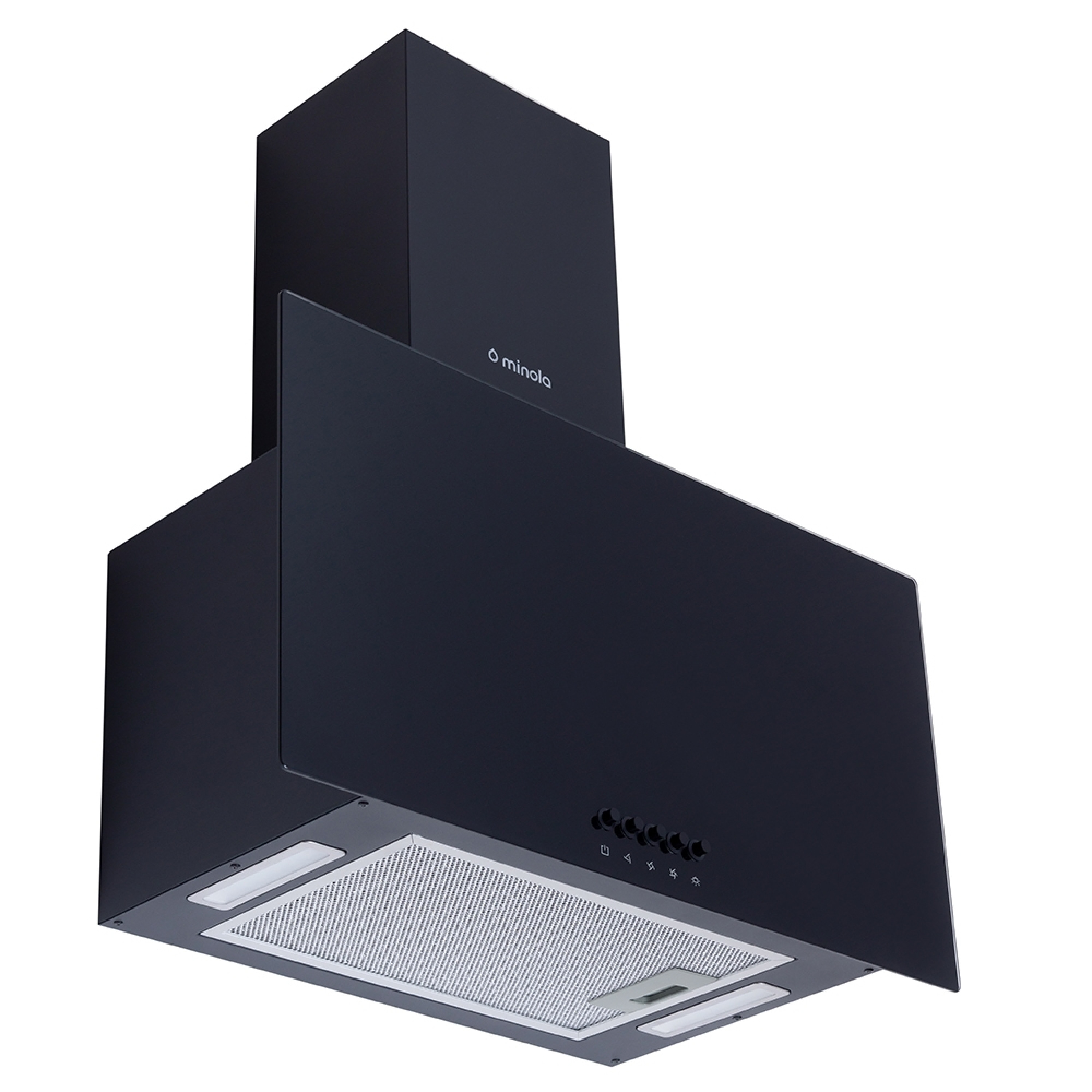 Витяжка декоративна похила Minola HDN 6444 BL 800 LED - зображення 2