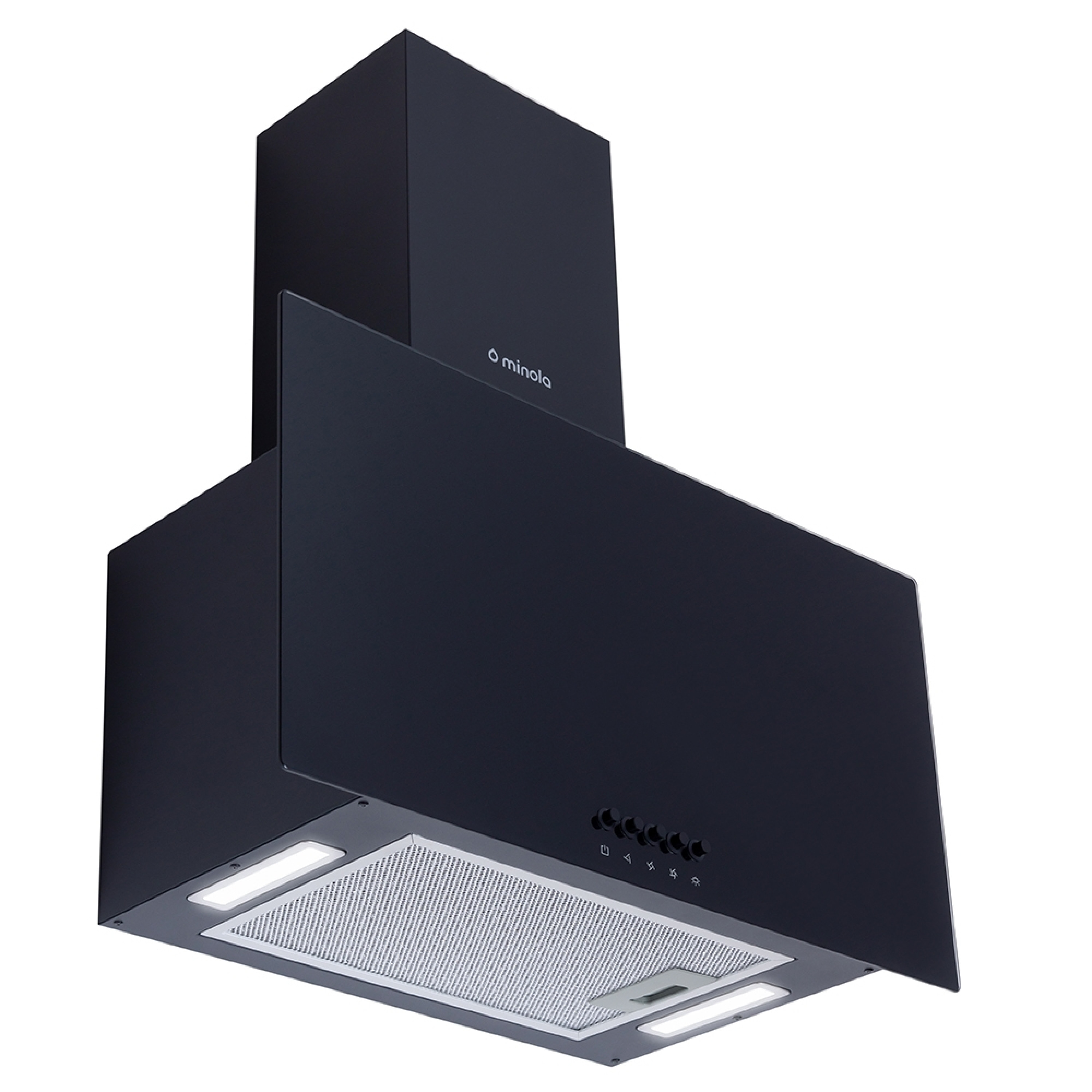 Витяжка декоративна похила Minola HDN 6444 BL 800 LED - зображення 3