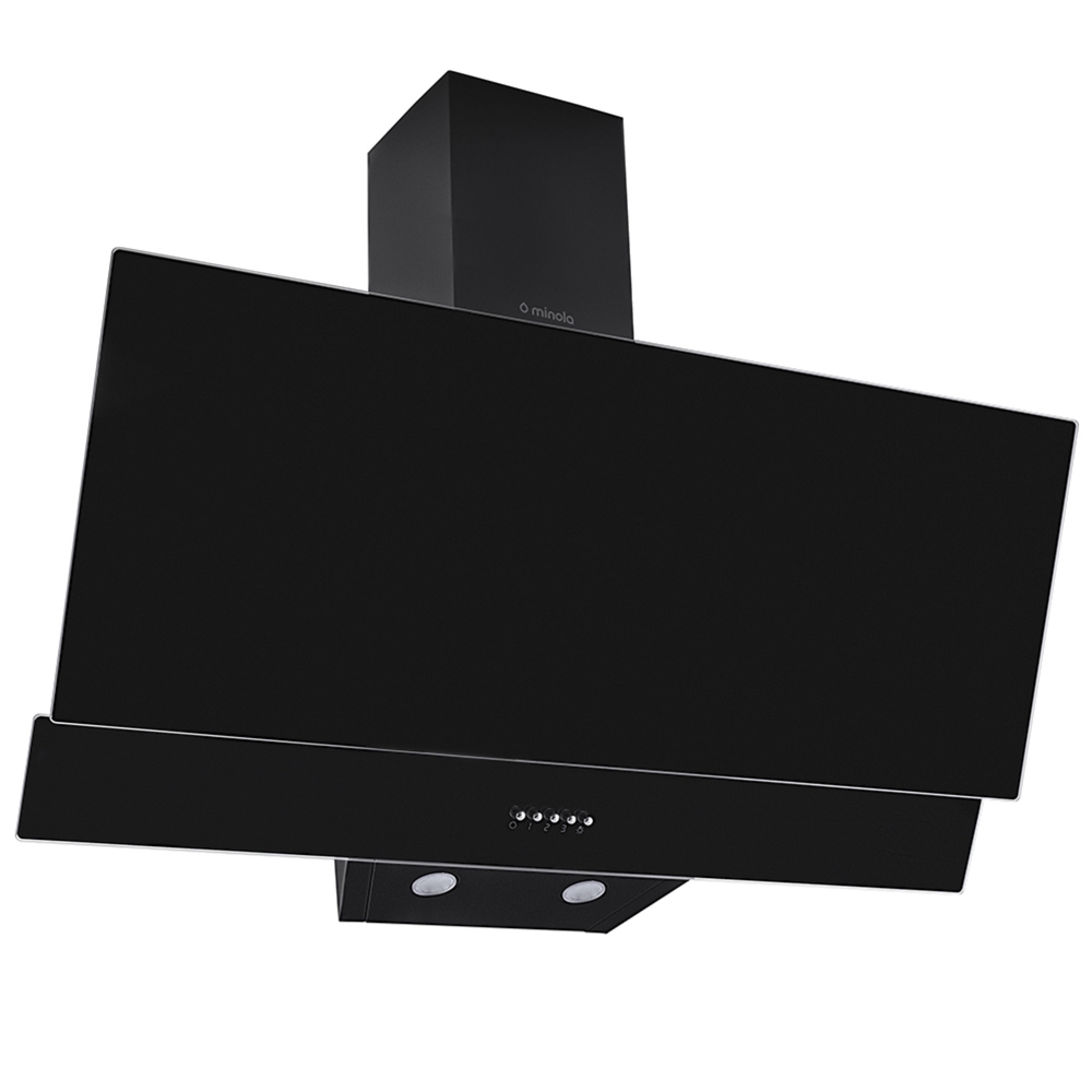 Витяжка декоративна похила Minola HDN 9412 BL 850 LED - зображення 2