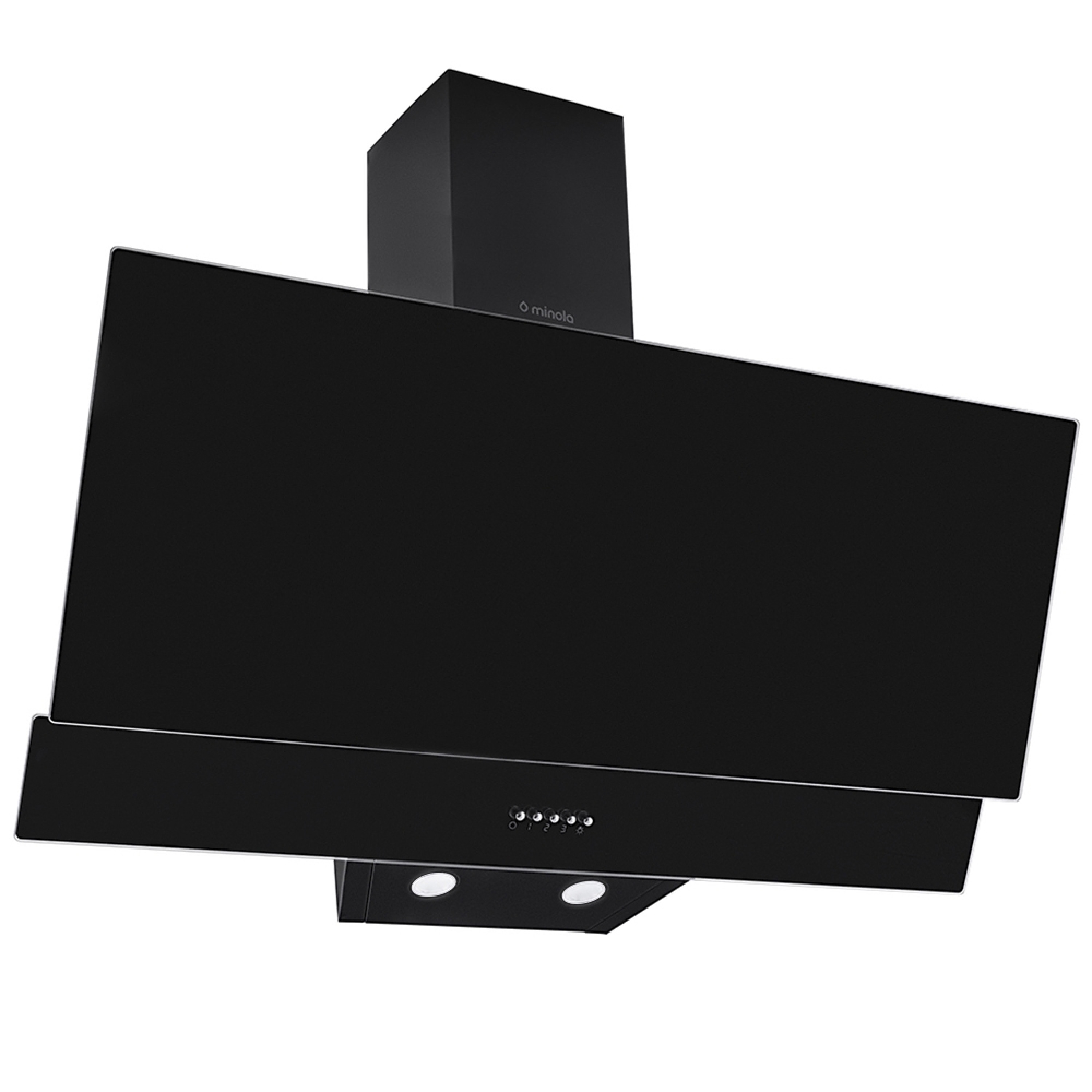 Витяжка декоративна похила Minola HDN 9412 BL 850 LED - зображення 3