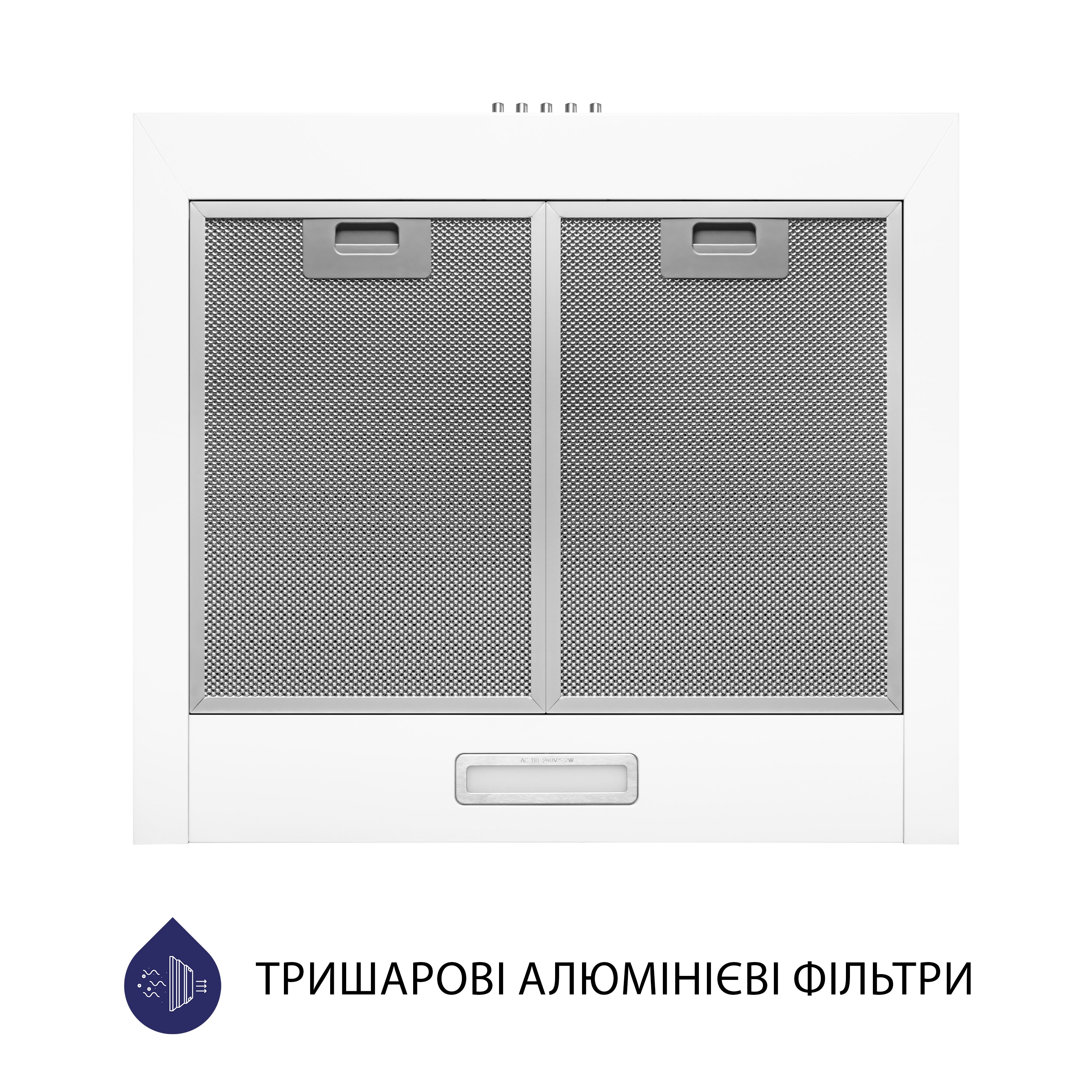 Витяжка купольна Minola HK 5214 WH 700 LED - зображення 5