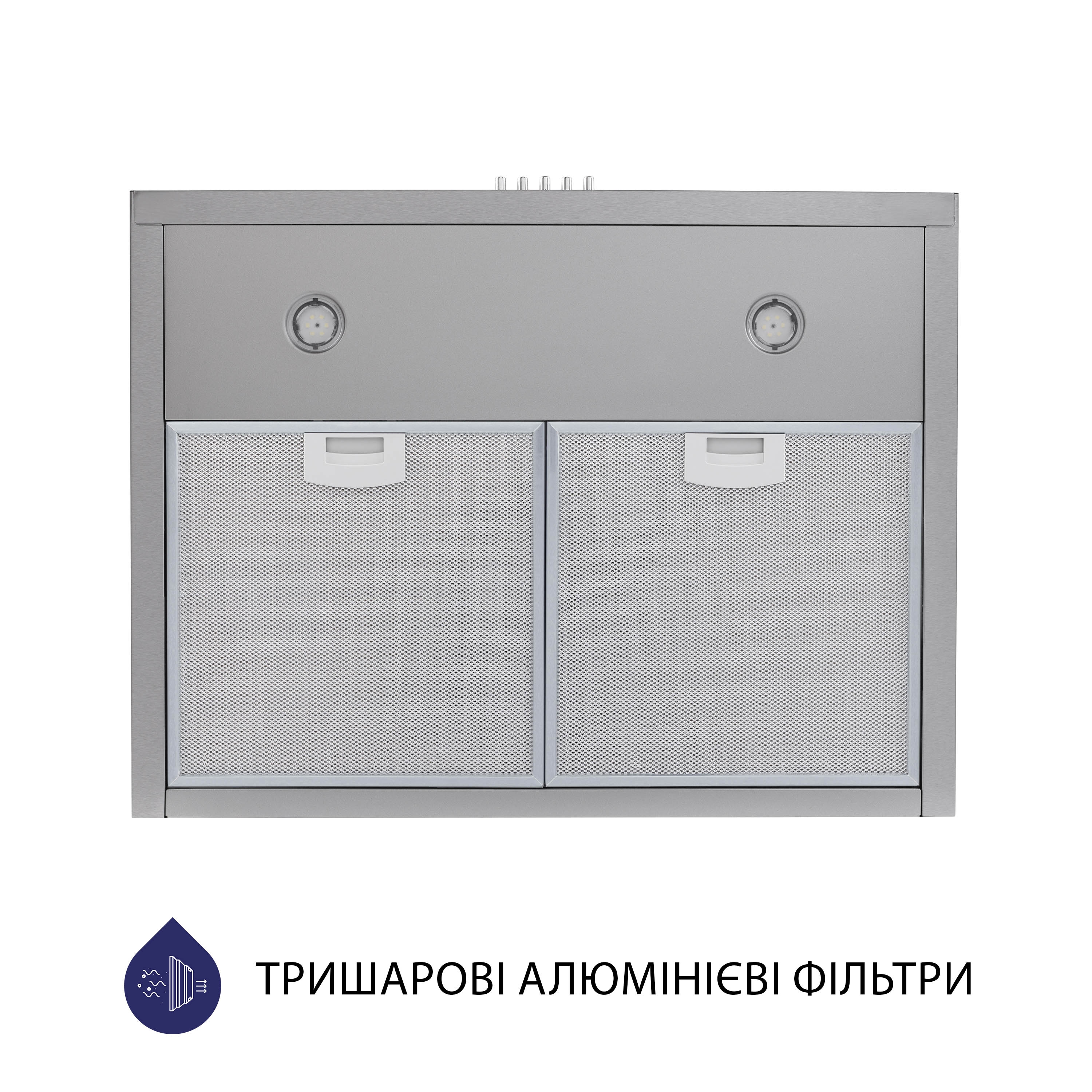 Витяжка купольна Minola HK 6412 I 850 LED - зображення 5