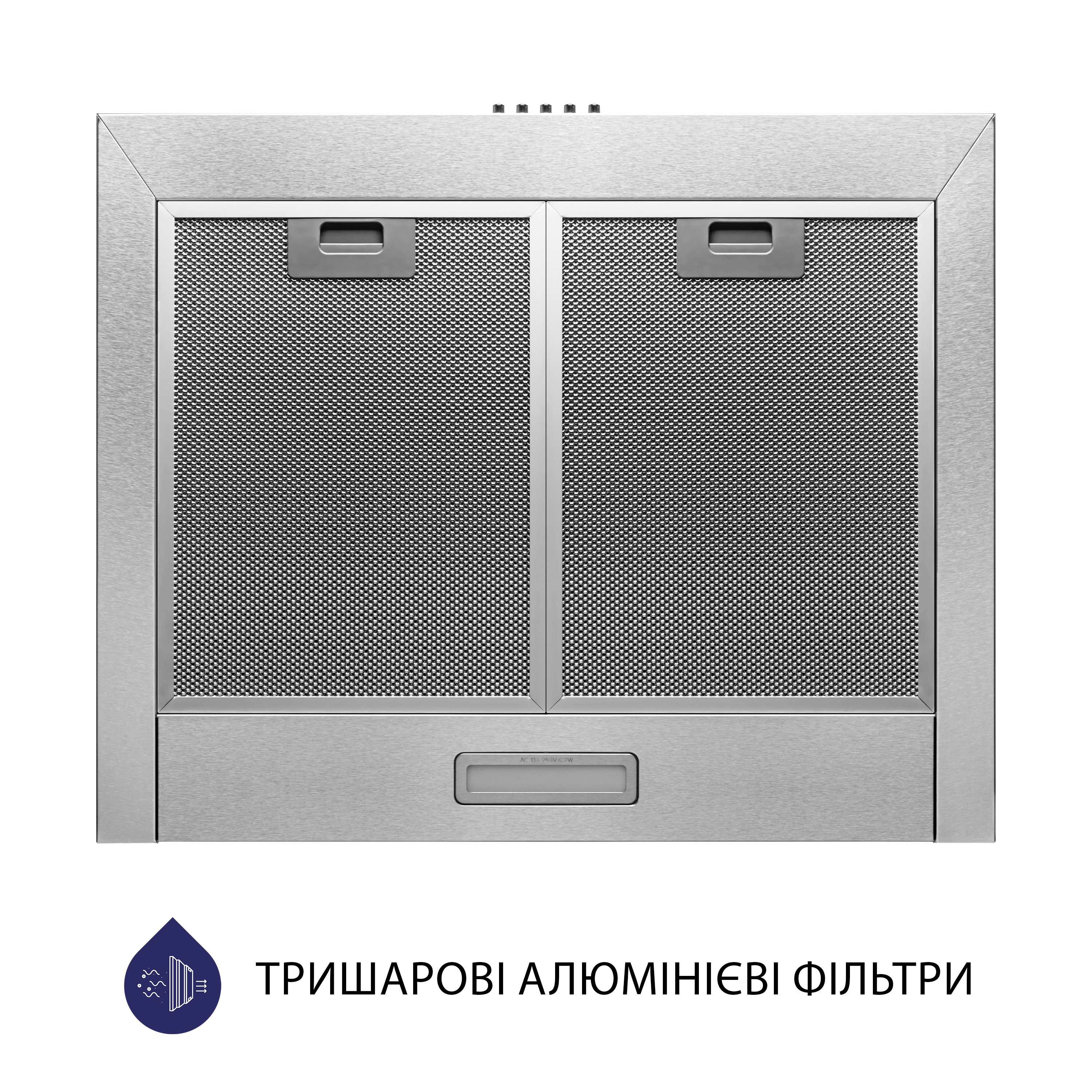 Витяжка купольна Minola HK 6614 I 1000 LED - зображення 5