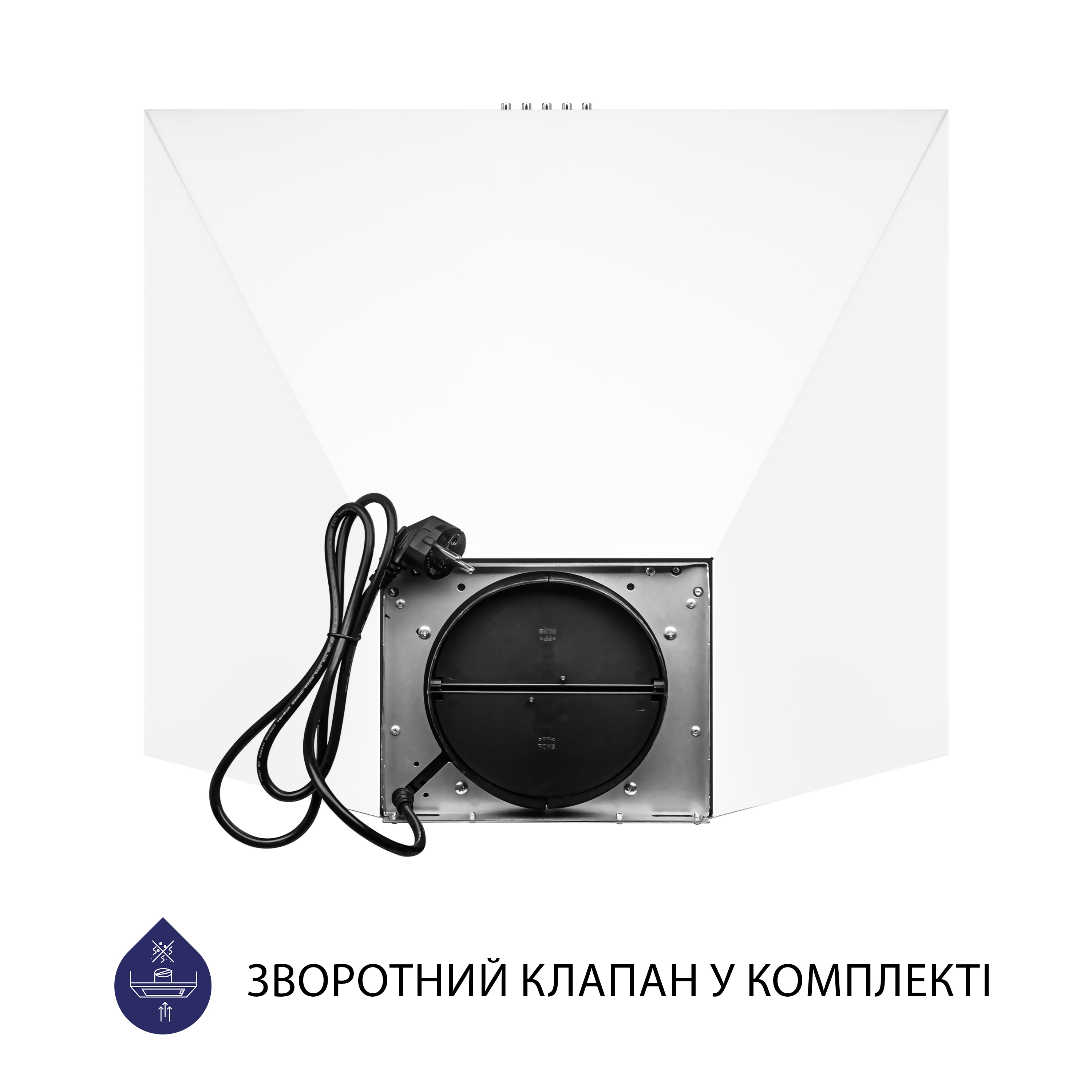 Витяжка купольна Minola HK 6614 WH 1000 LED - зображення 7