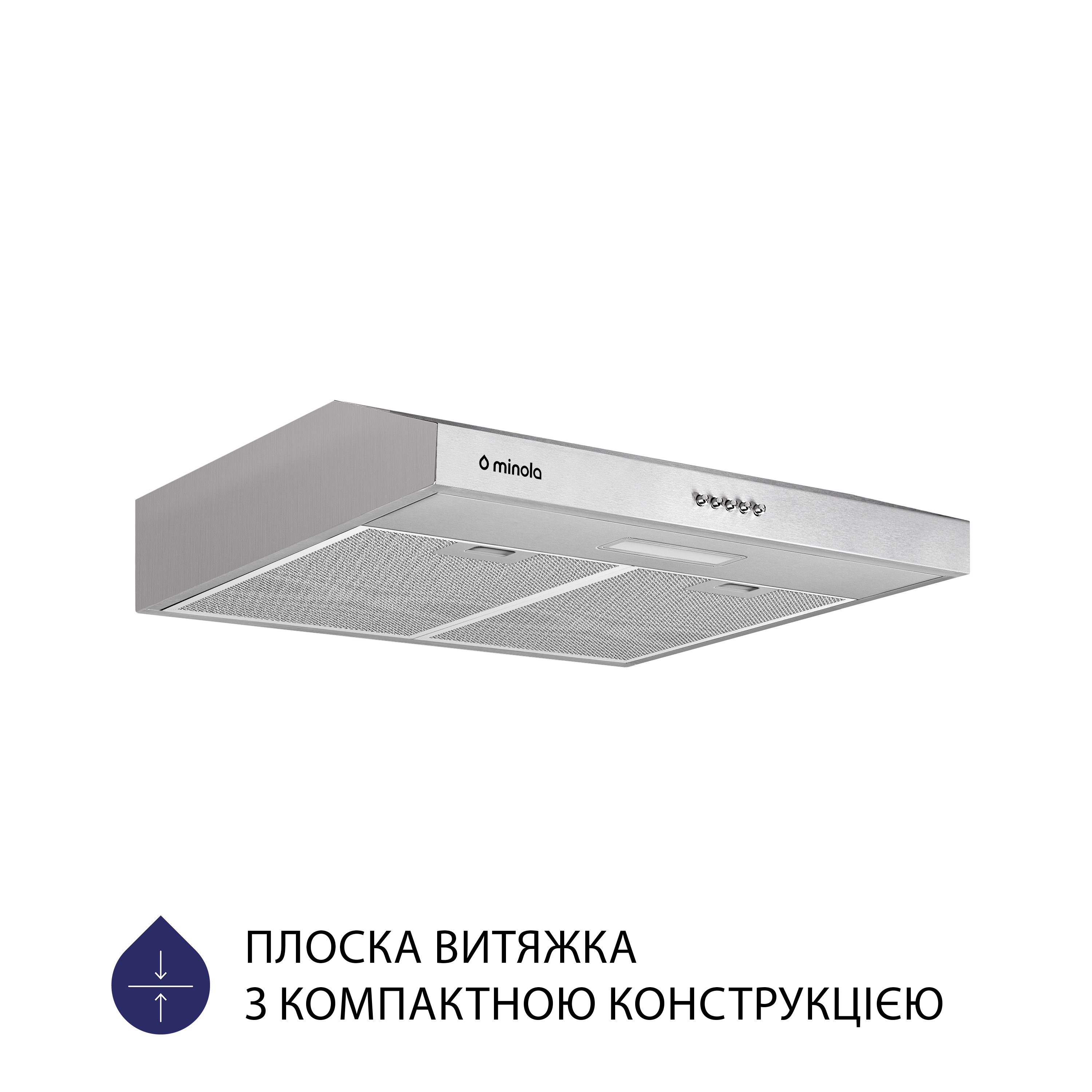 Витяжка плоска Minola HPL 504 I - зображення 2
