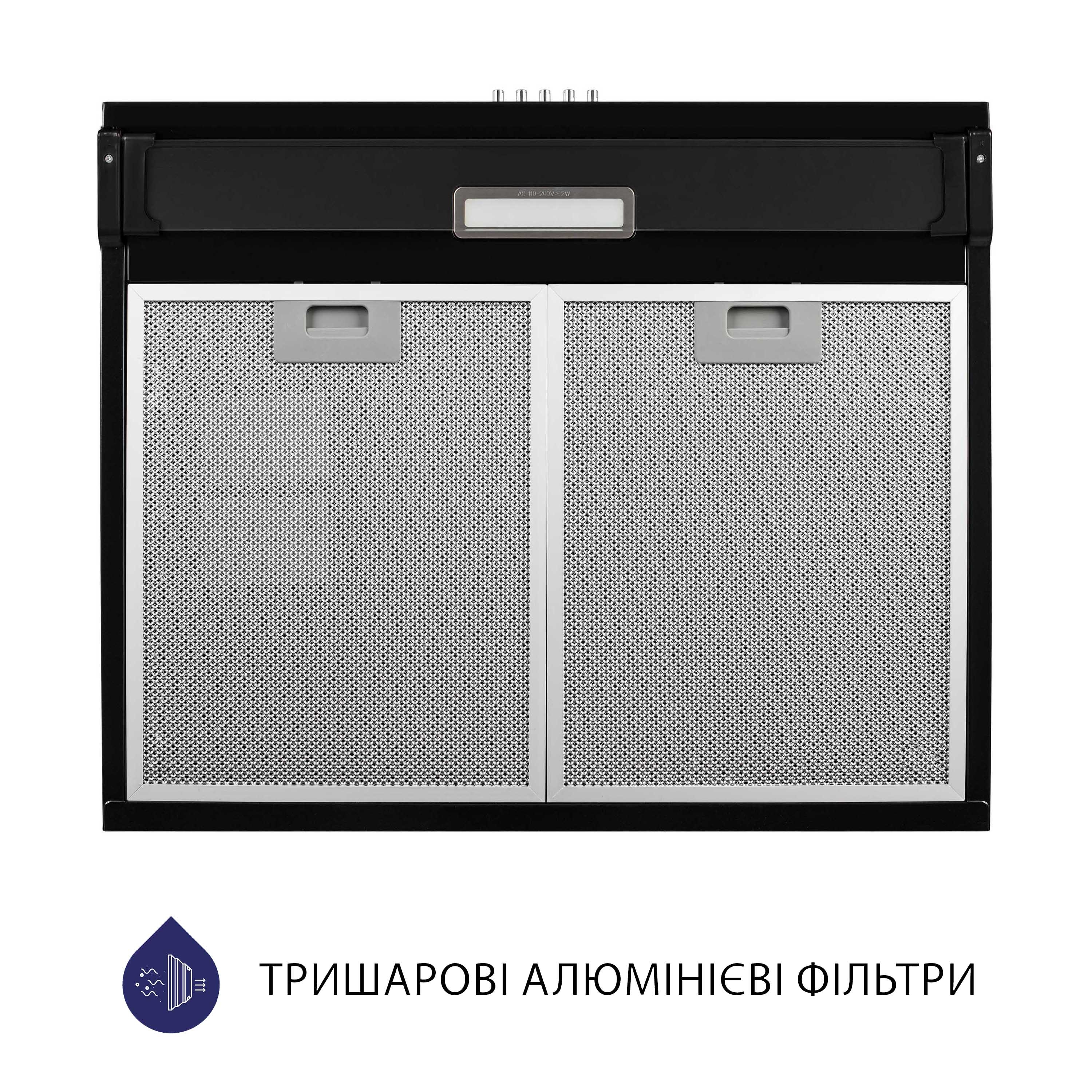 Витяжка плоска Minola HPL 514 BL - зображення 7