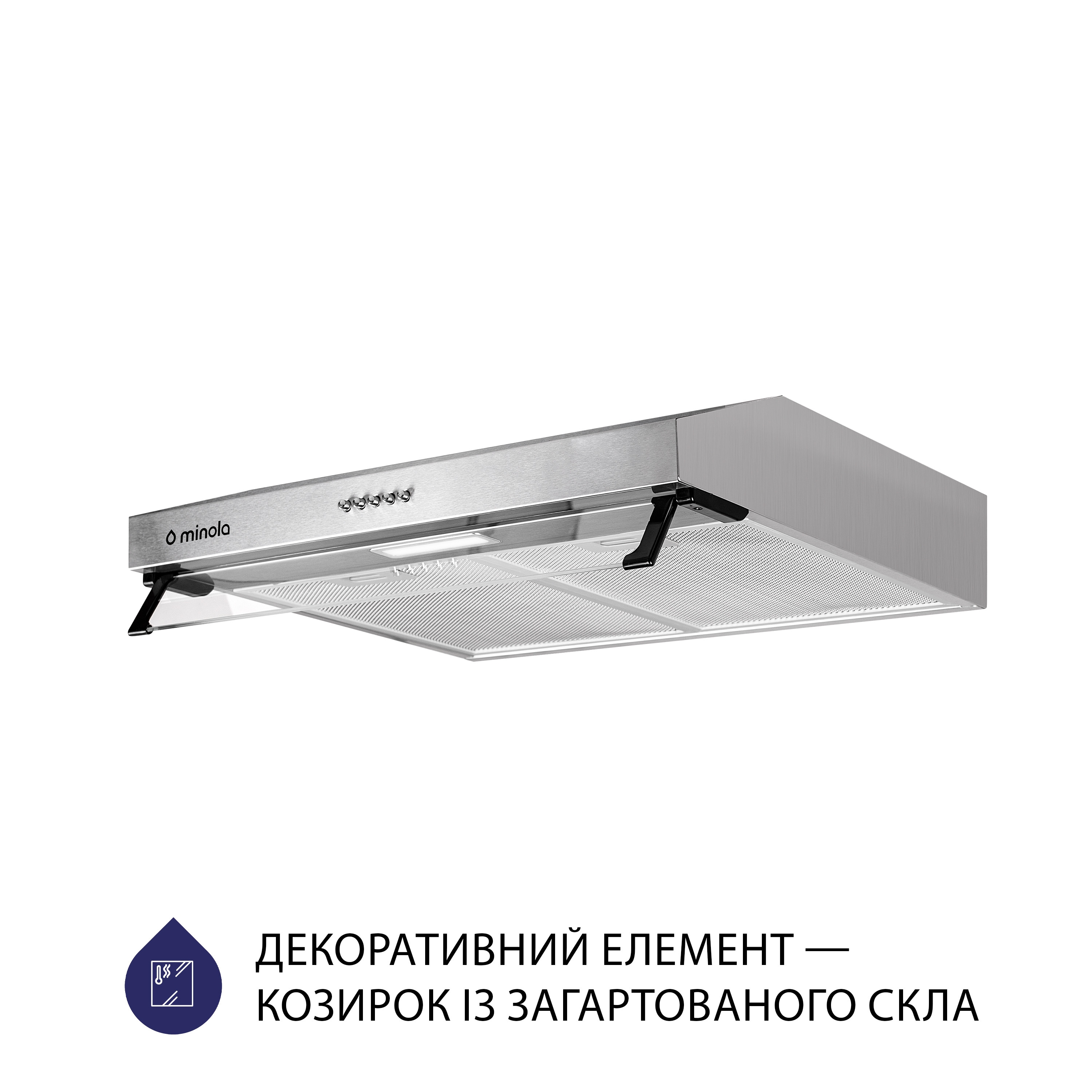 Витяжка плоска Minola HPL 514 I - зображення 4