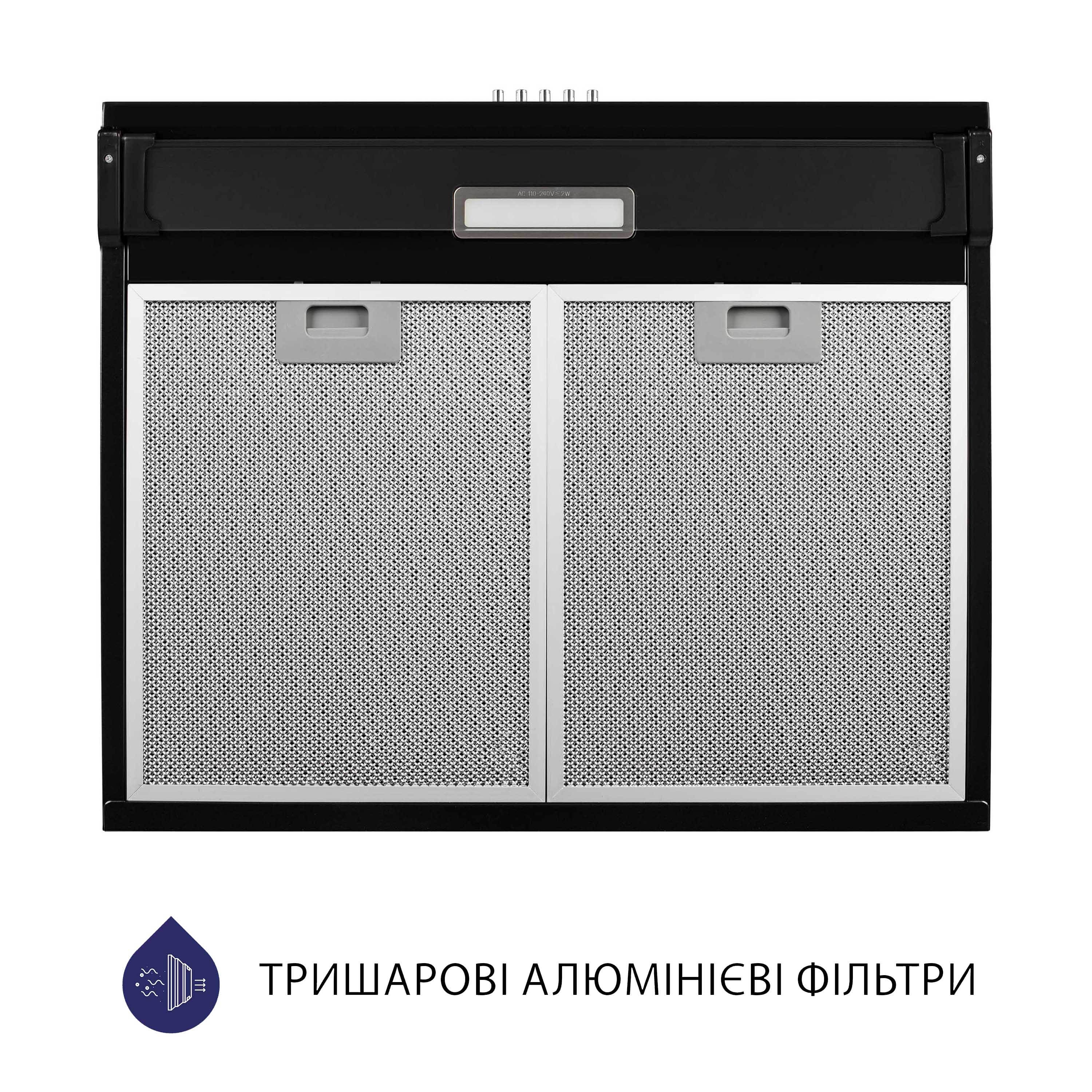 Витяжка плоска Minola HPL 517 BL - зображення 7