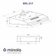Вытяжка плоская Minola HPL 517 I - зображення 11