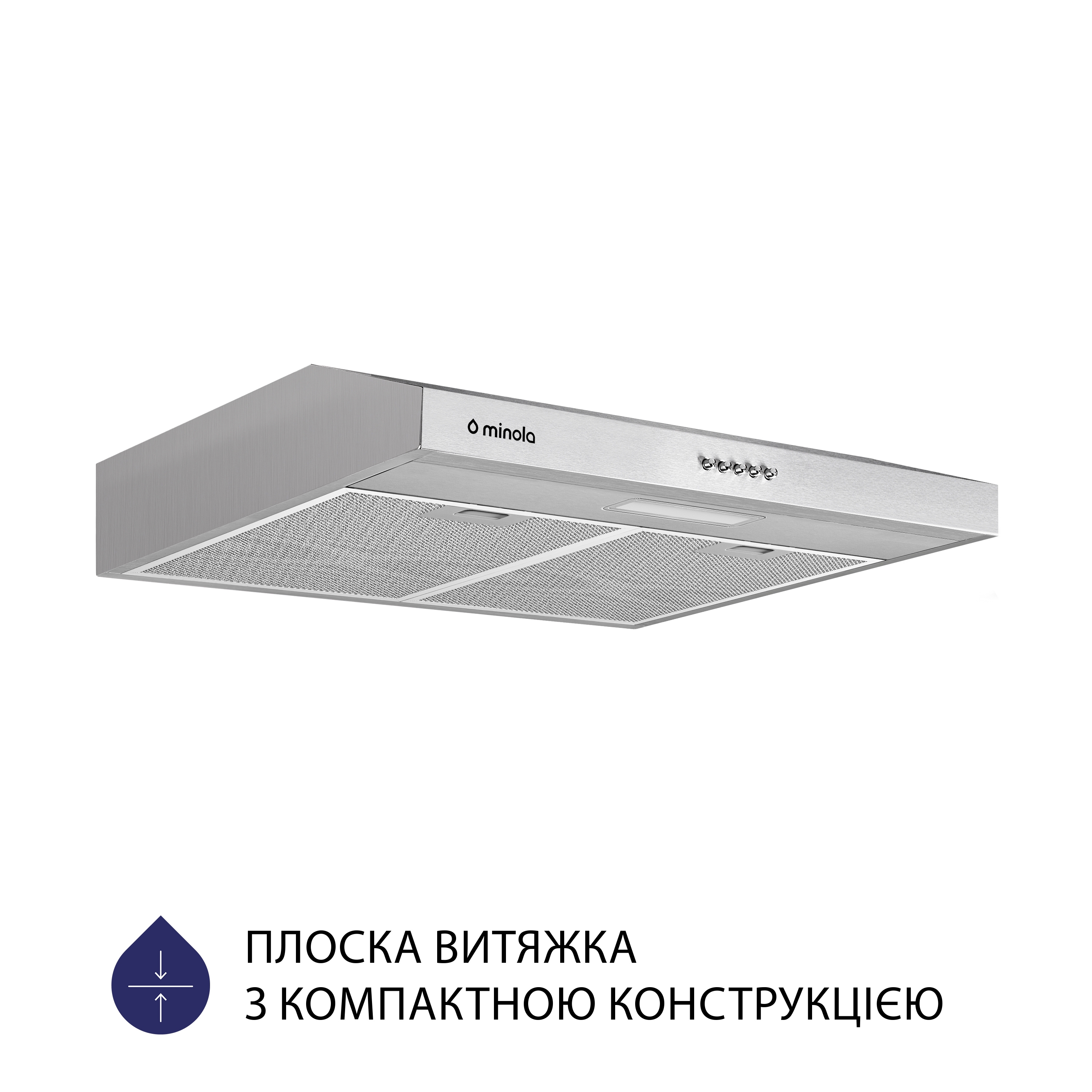 Витяжка плоска Minola HPL 604 I - зображення 2
