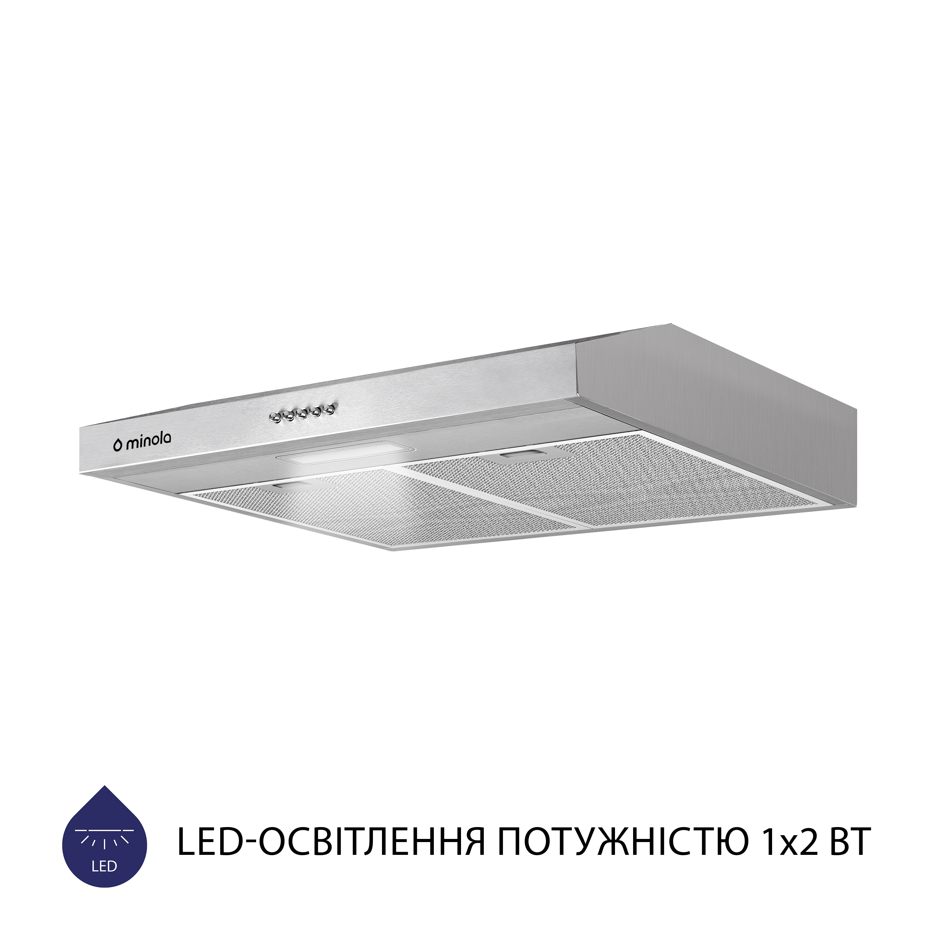 Витяжка плоска Minola HPL 604 I - зображення 3