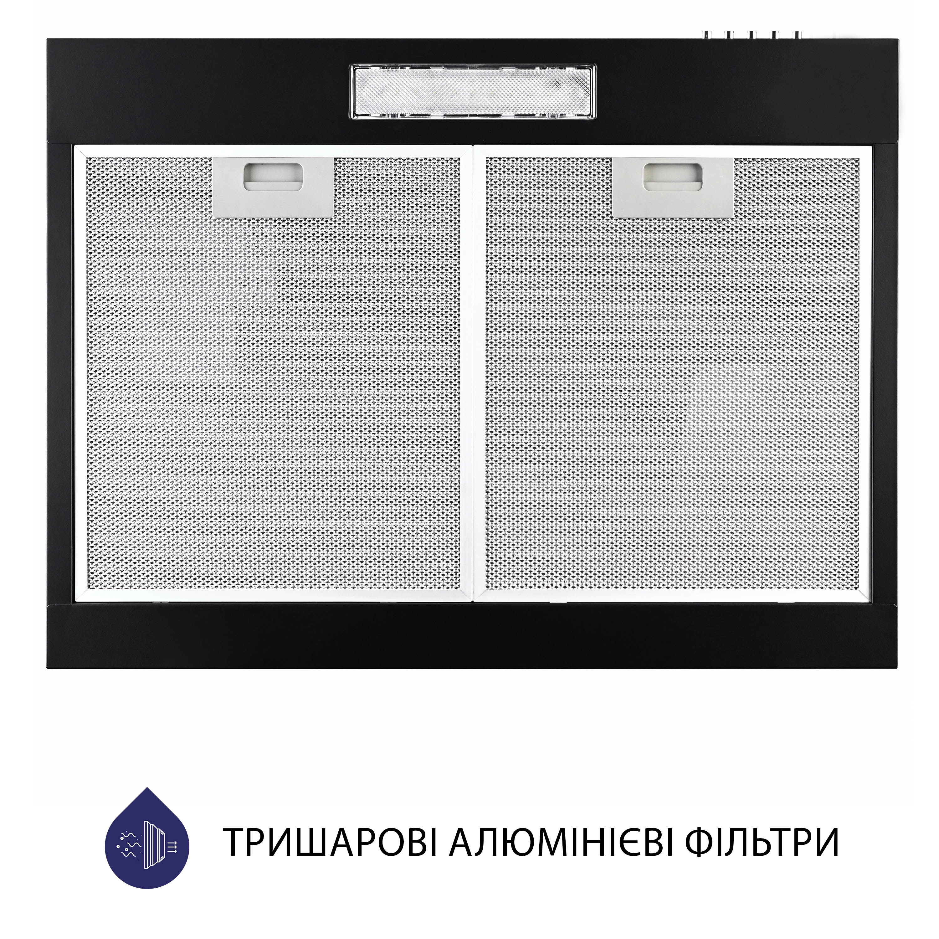 Витяжка плоска Minola HPL 612 BL - зображення 5