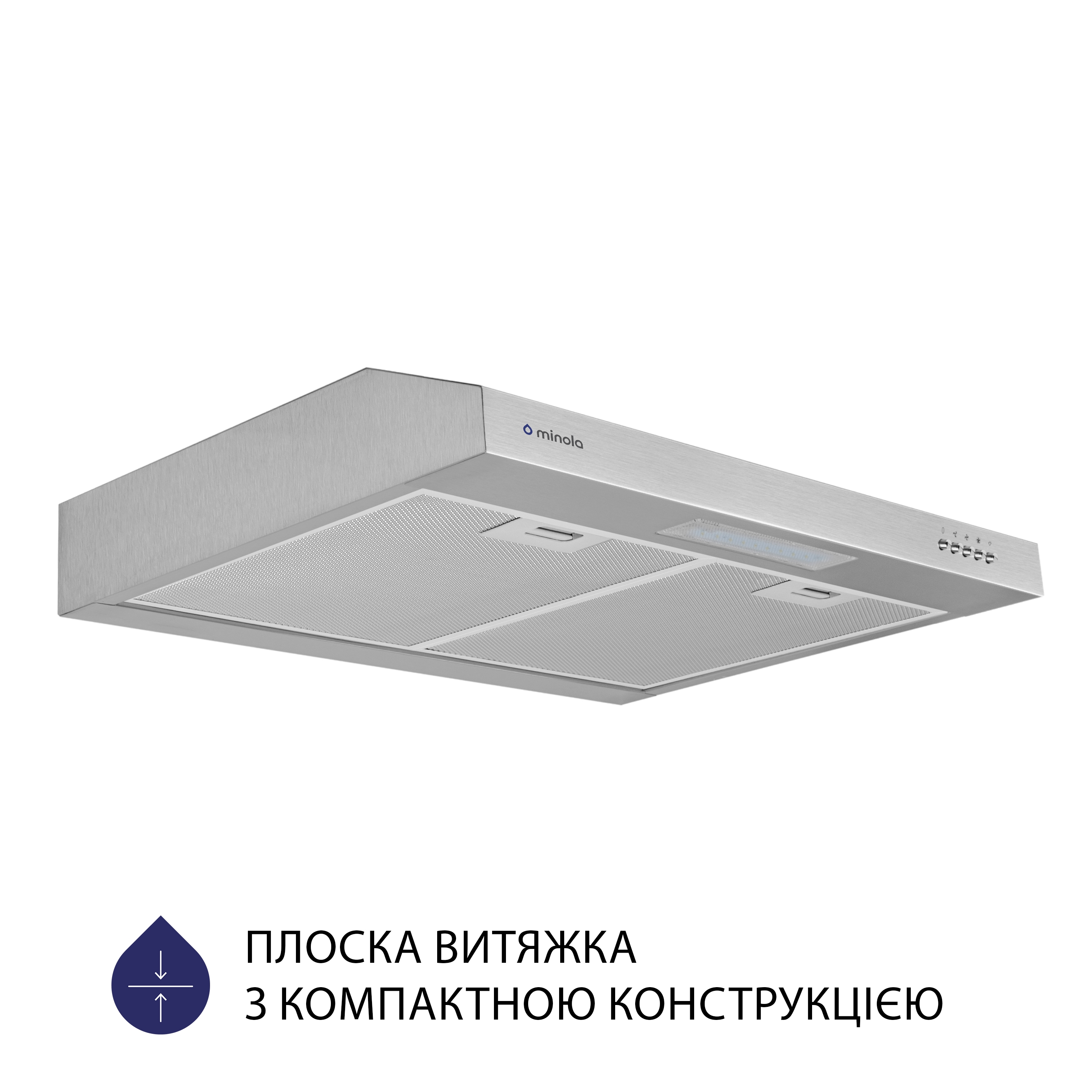 Витяжка плоска Minola HPL 612 I - зображення 2