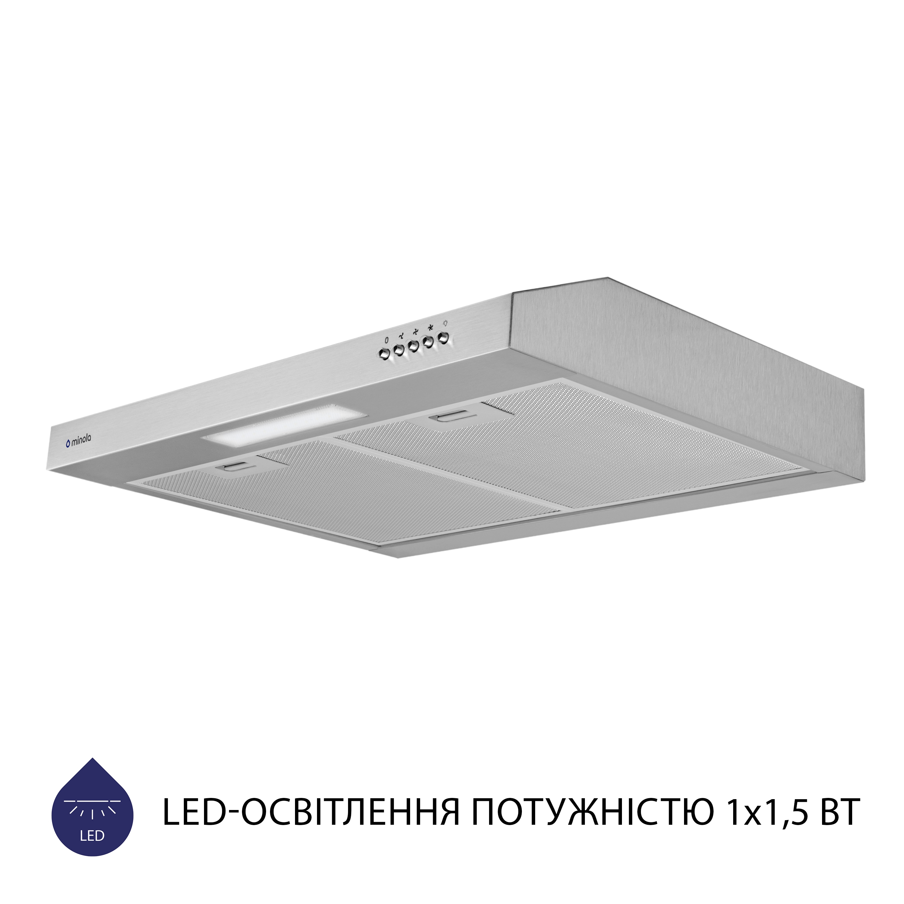 Витяжка плоска Minola HPL 612 I - зображення 4