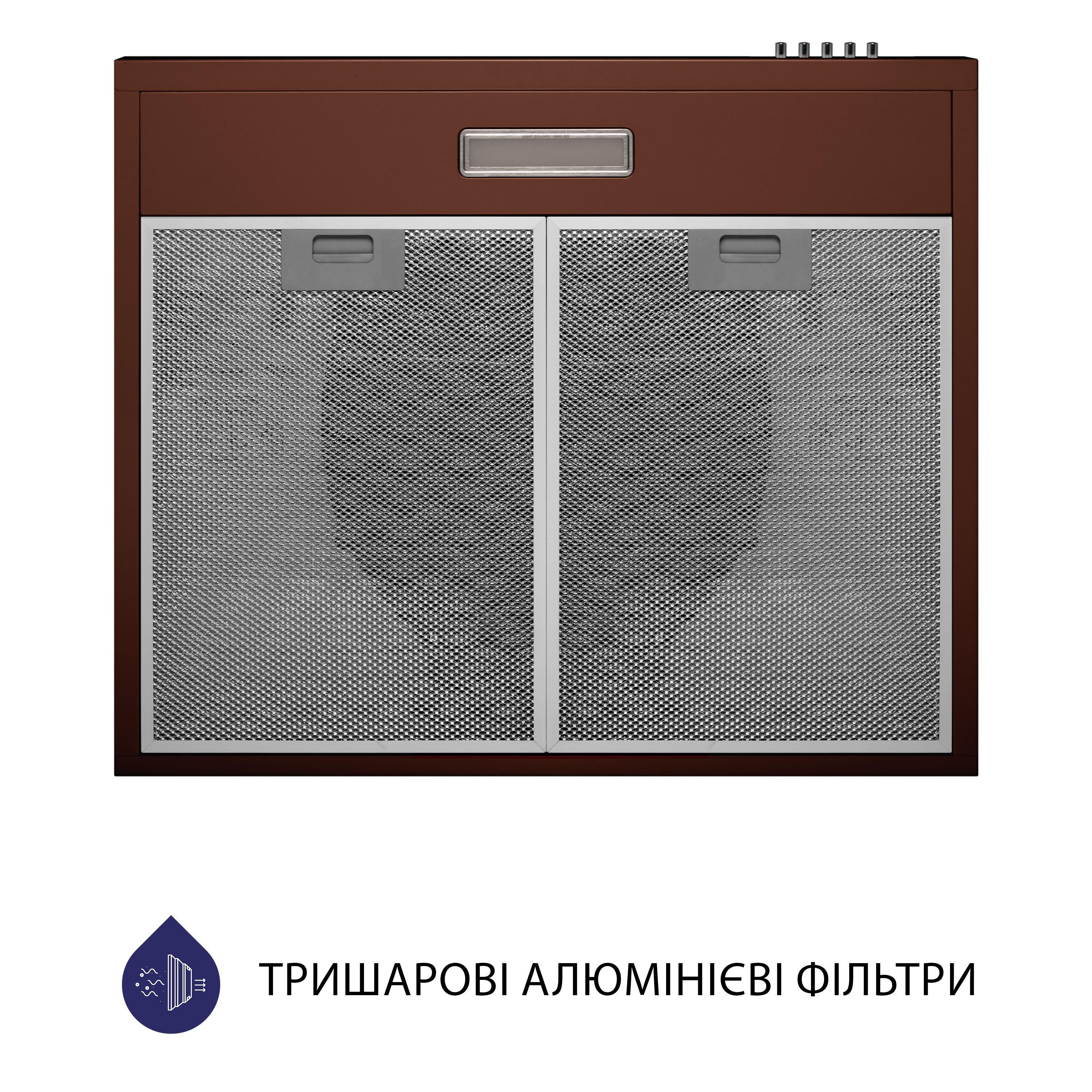 Вытяжка плоская Minola HPL 613 BR - зображення 5
