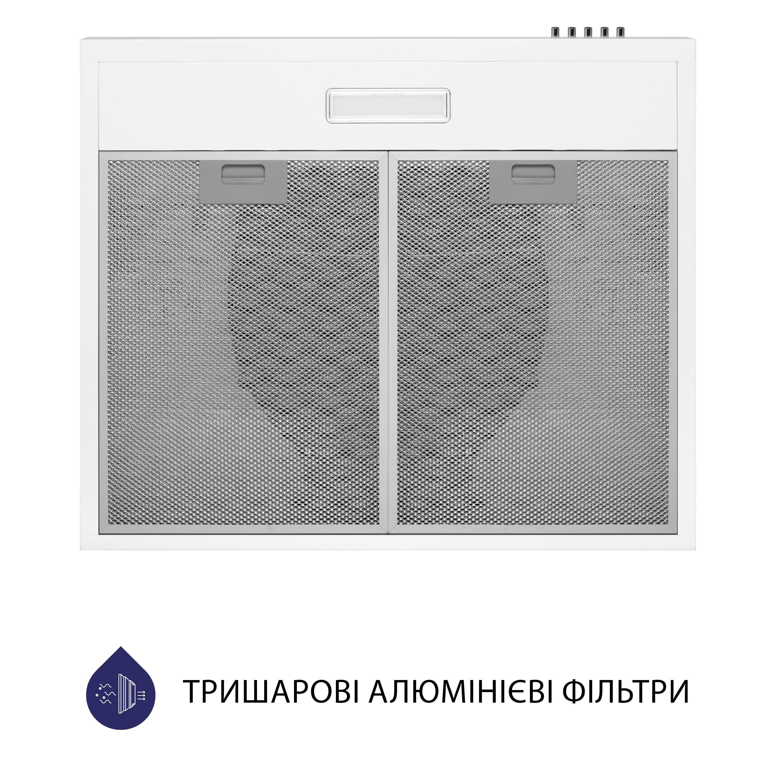 Витяжка плоска Minola HPL 613 WH - зображення 5