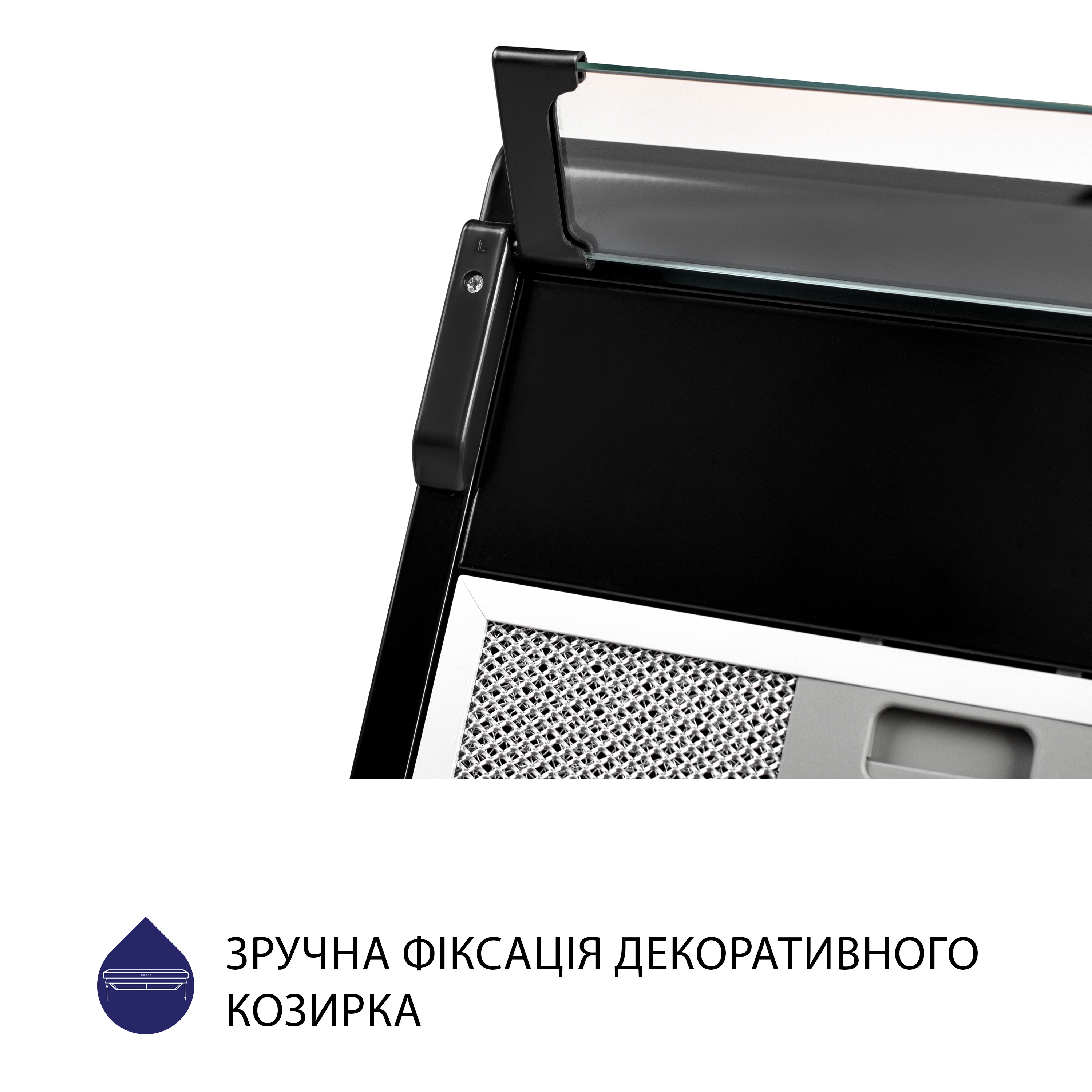 Витяжка плоска Minola HPL 615 BL - зображення 5