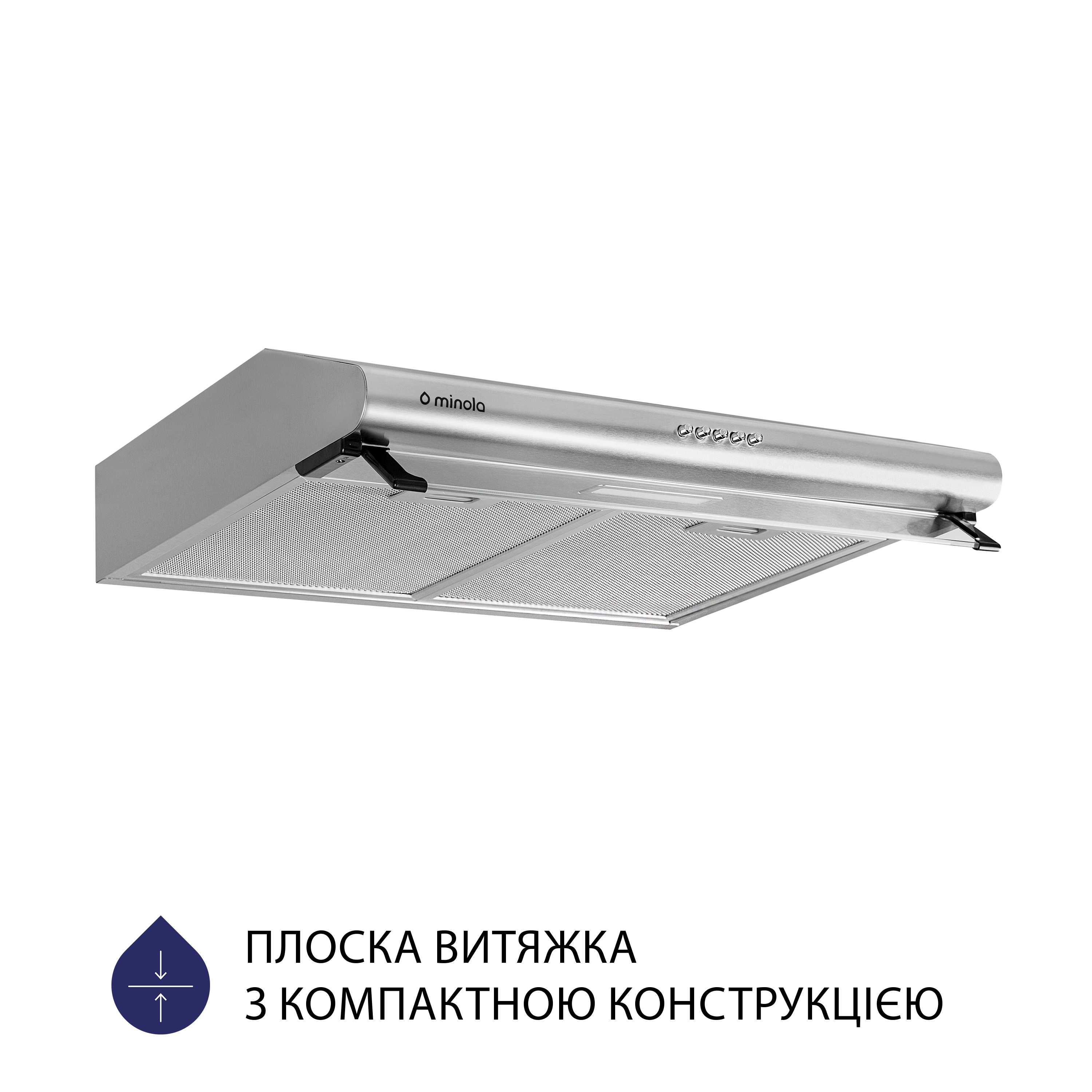 Витяжка плоска Minola HPL 615 I - зображення 2