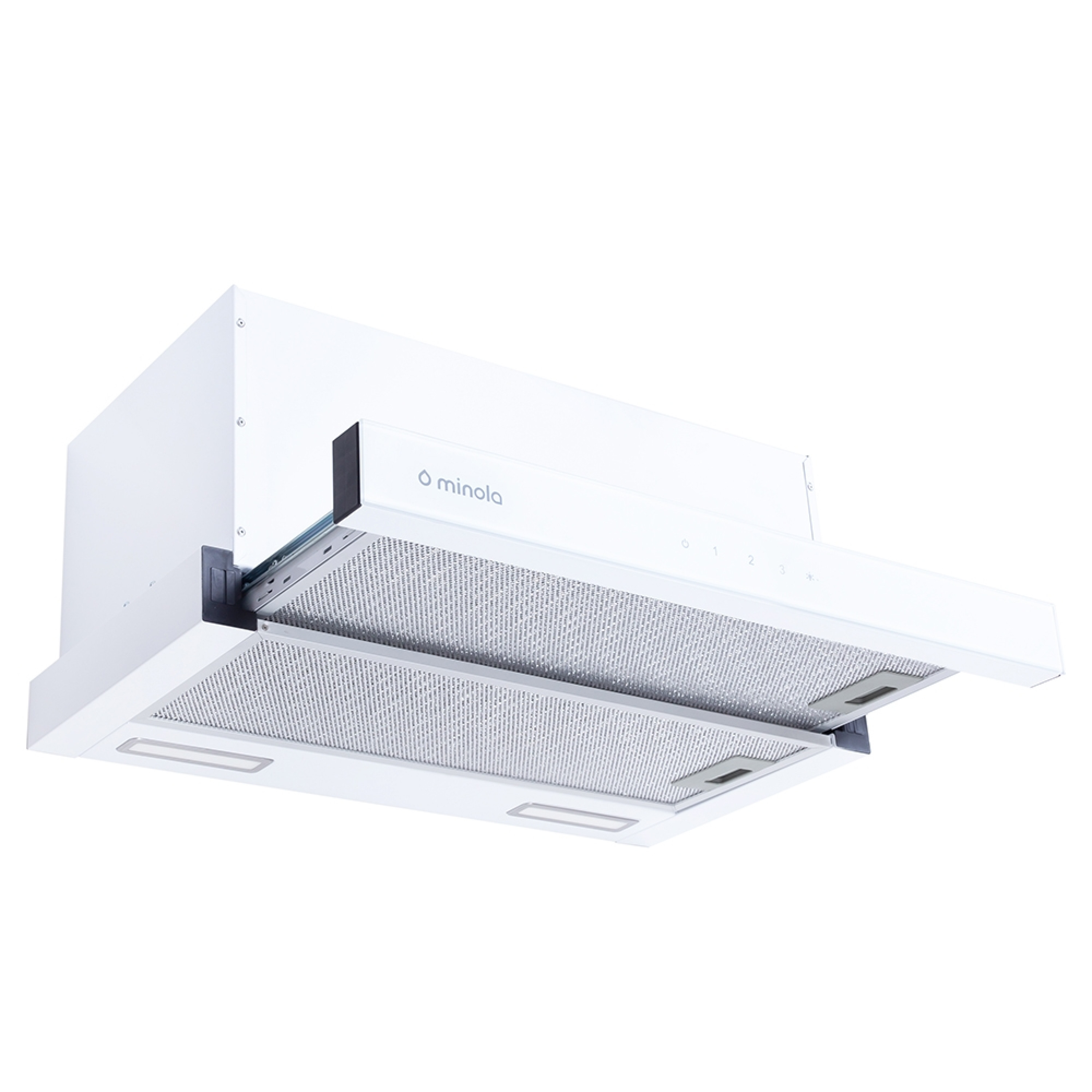 Витяжка телескопічна Minola HTLS 6735 WH 1100 LED - зображення 2