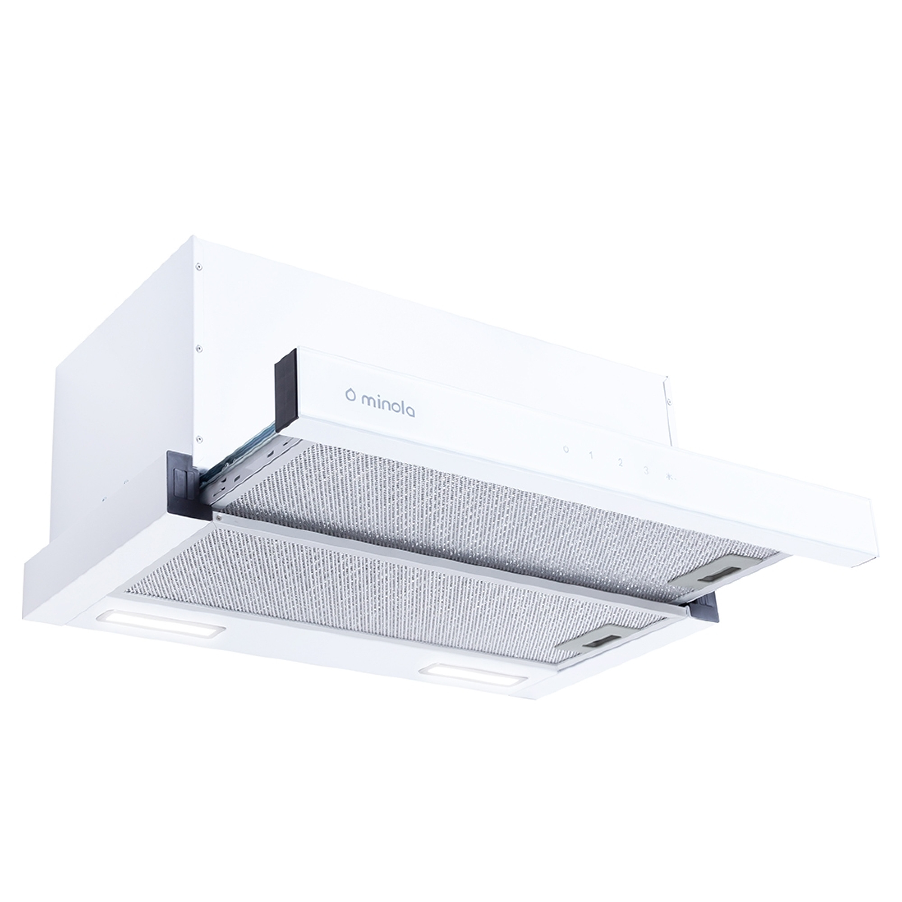 Витяжка телескопічна Minola HTLS 6735 WH 1100 LED - зображення 3
