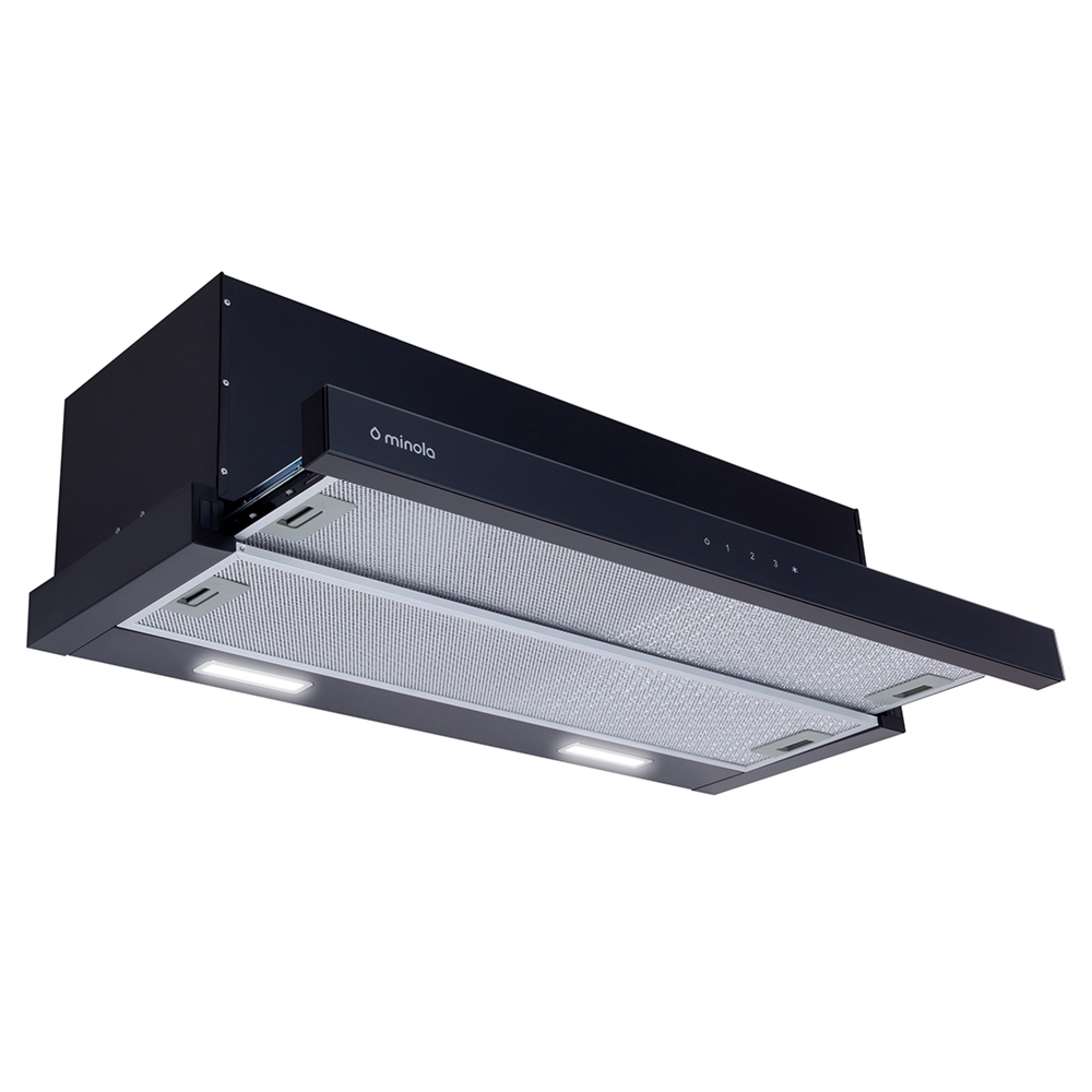 Вытяжка телескопическая Minola HTLS 9935 BL 1300 LED - зображення 3
