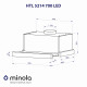 Витяжка телескопічна Minola HTL 5214 BLF 700 LED - зображення 10