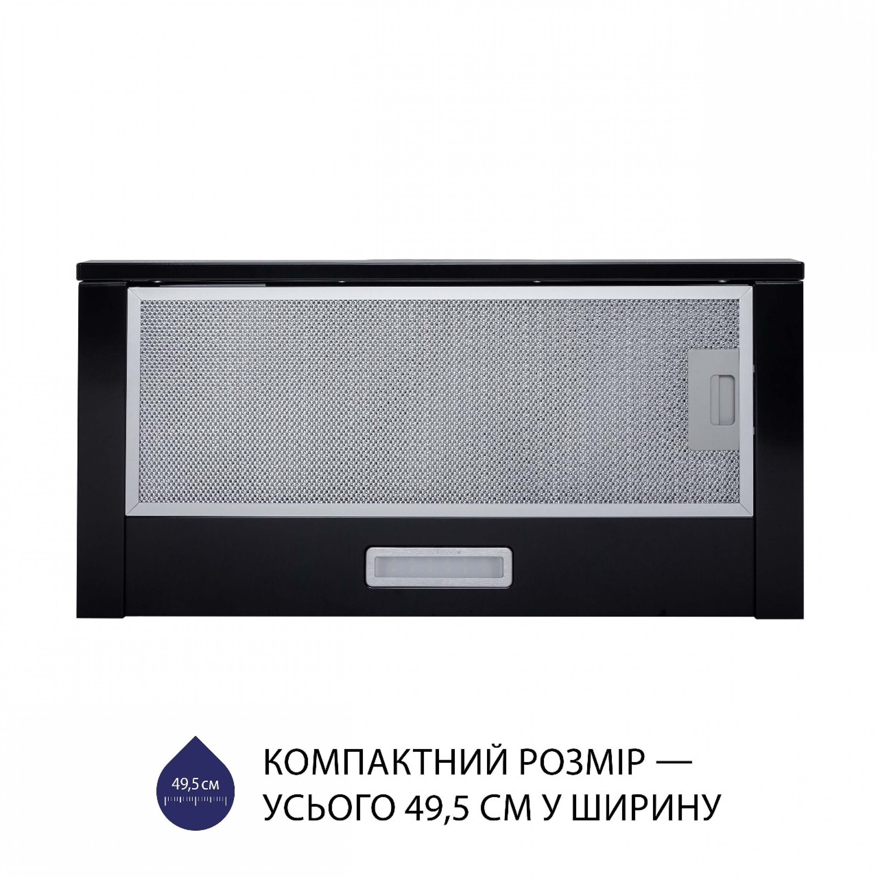 Вытяжка телескопическая Minola HTL 5214 BL 700 LED - зображення 2