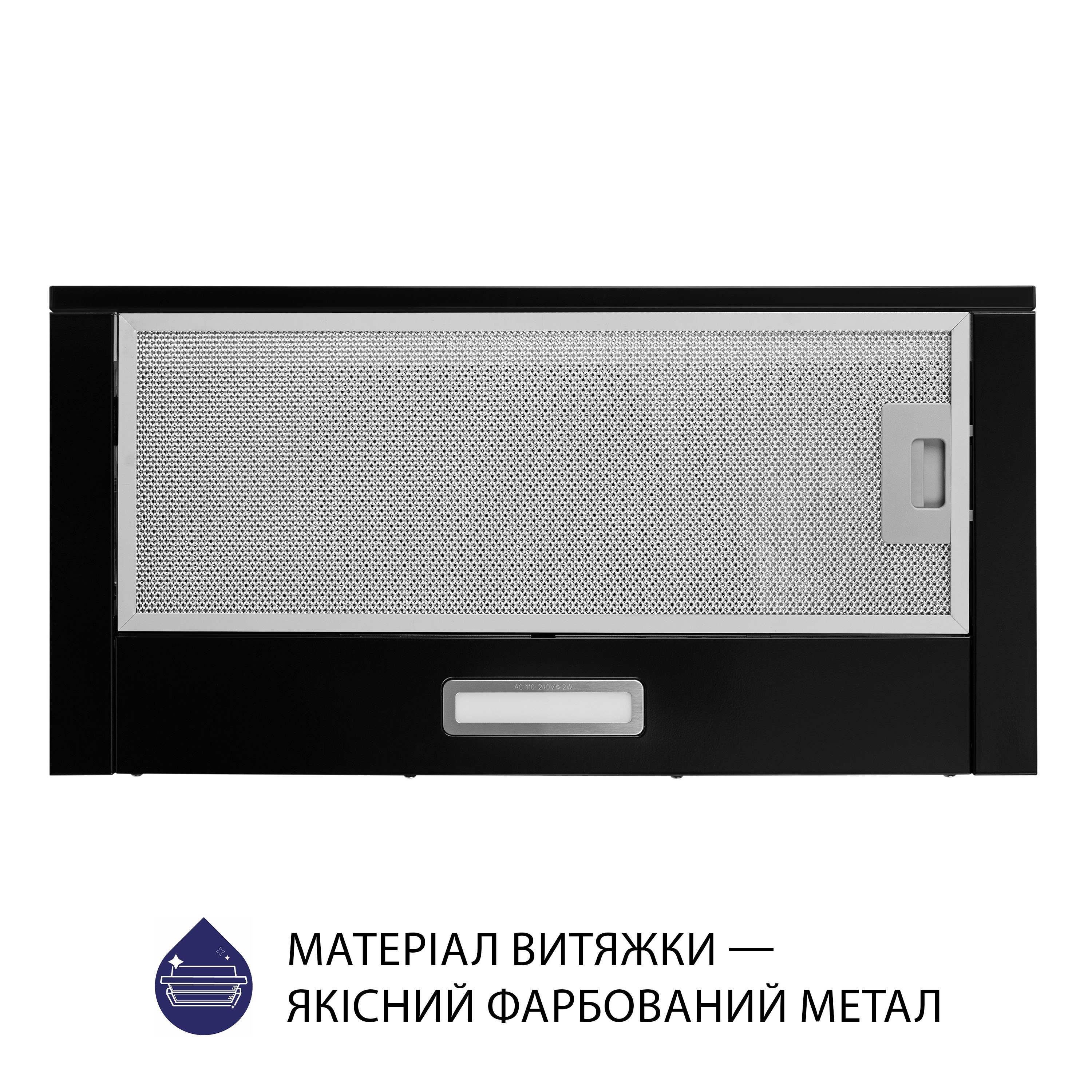 Витяжка телескопічна Minola HTL 614 BL LED - зображення 2
