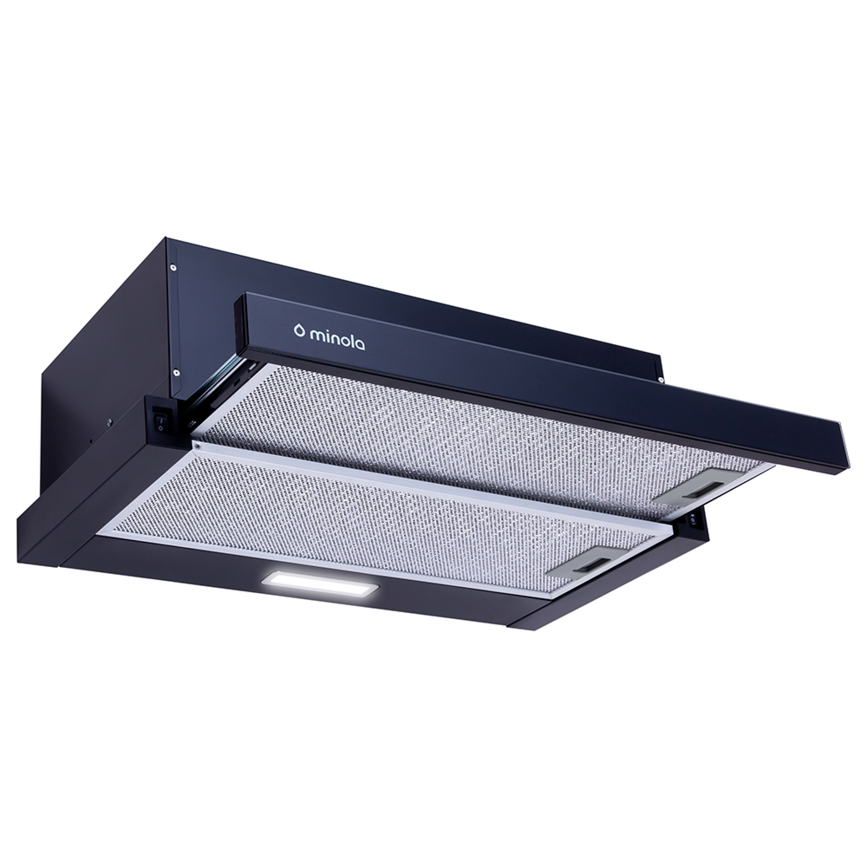 Витяжка телескопічна Minola HTL 6234 BL 700 LED GLASS - зображення 3