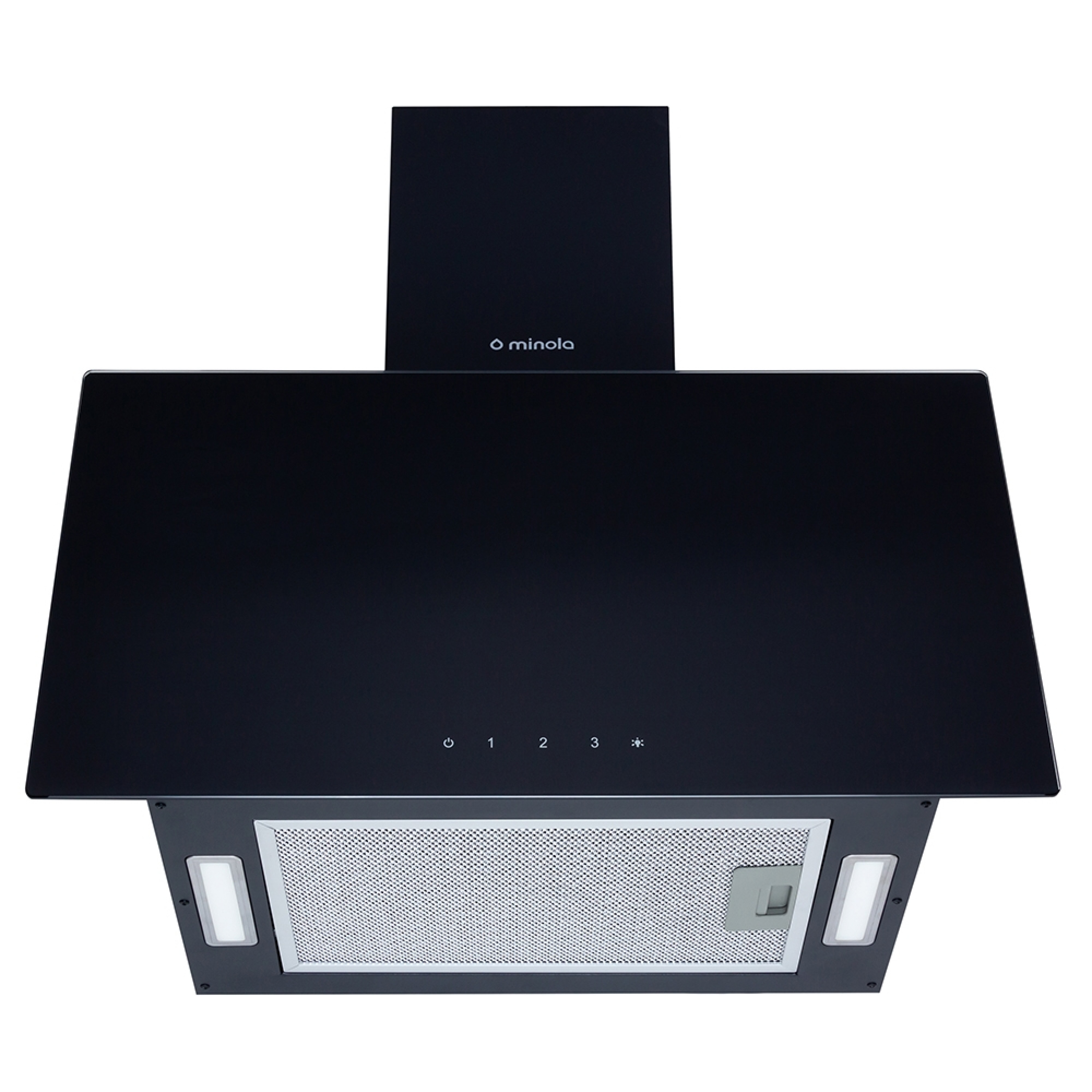 Витяжка декоративна похила Minola HVS 6444 BL 800 LED - зображення 4