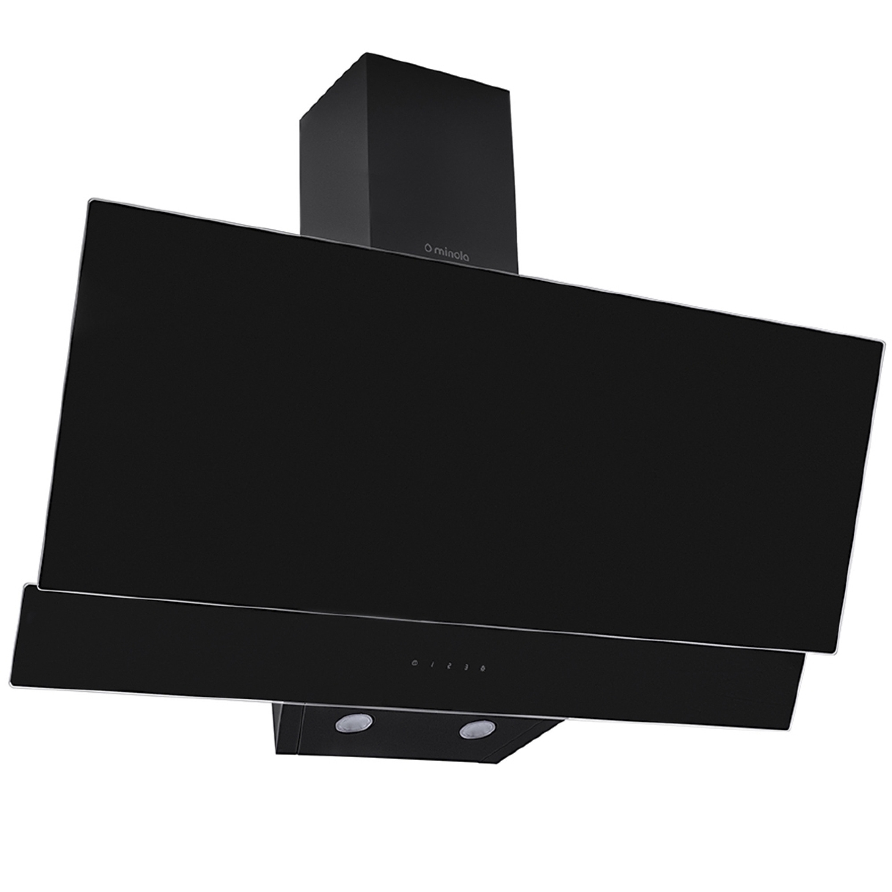 Витяжка декоративна похила Minola HVS 9412 BL 850 LED - зображення 2