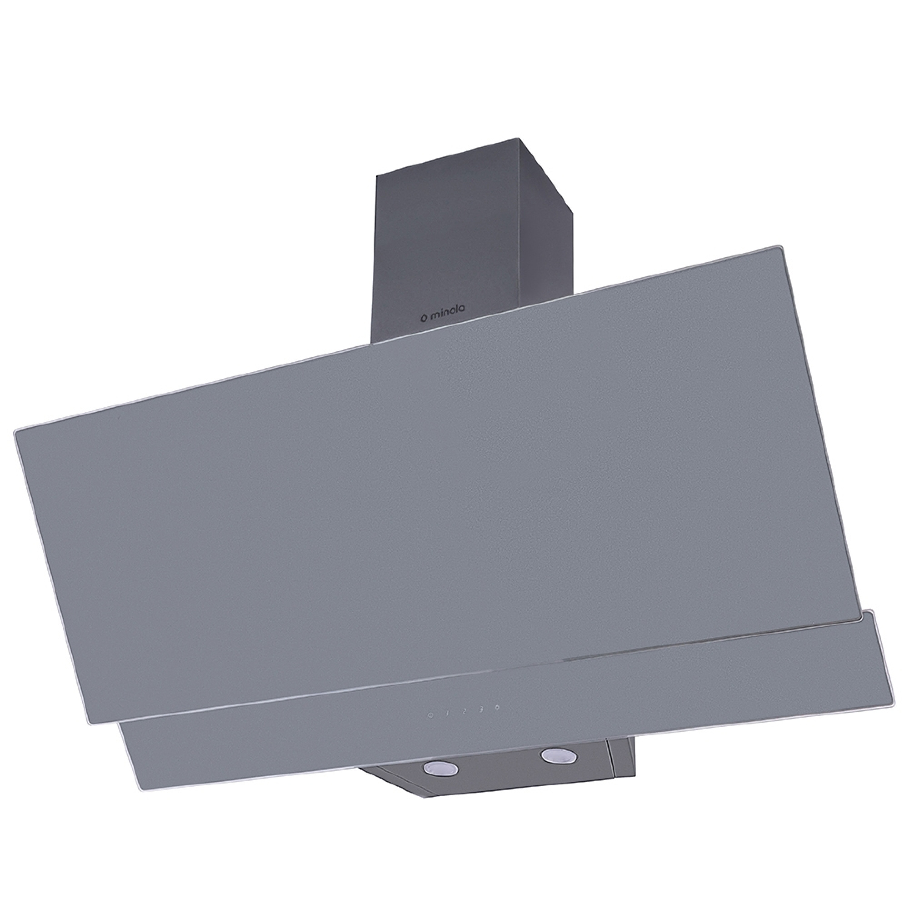 Вытяжка декоративная наклонная Minola HVS 9412 GR 850 LED - зображення 4