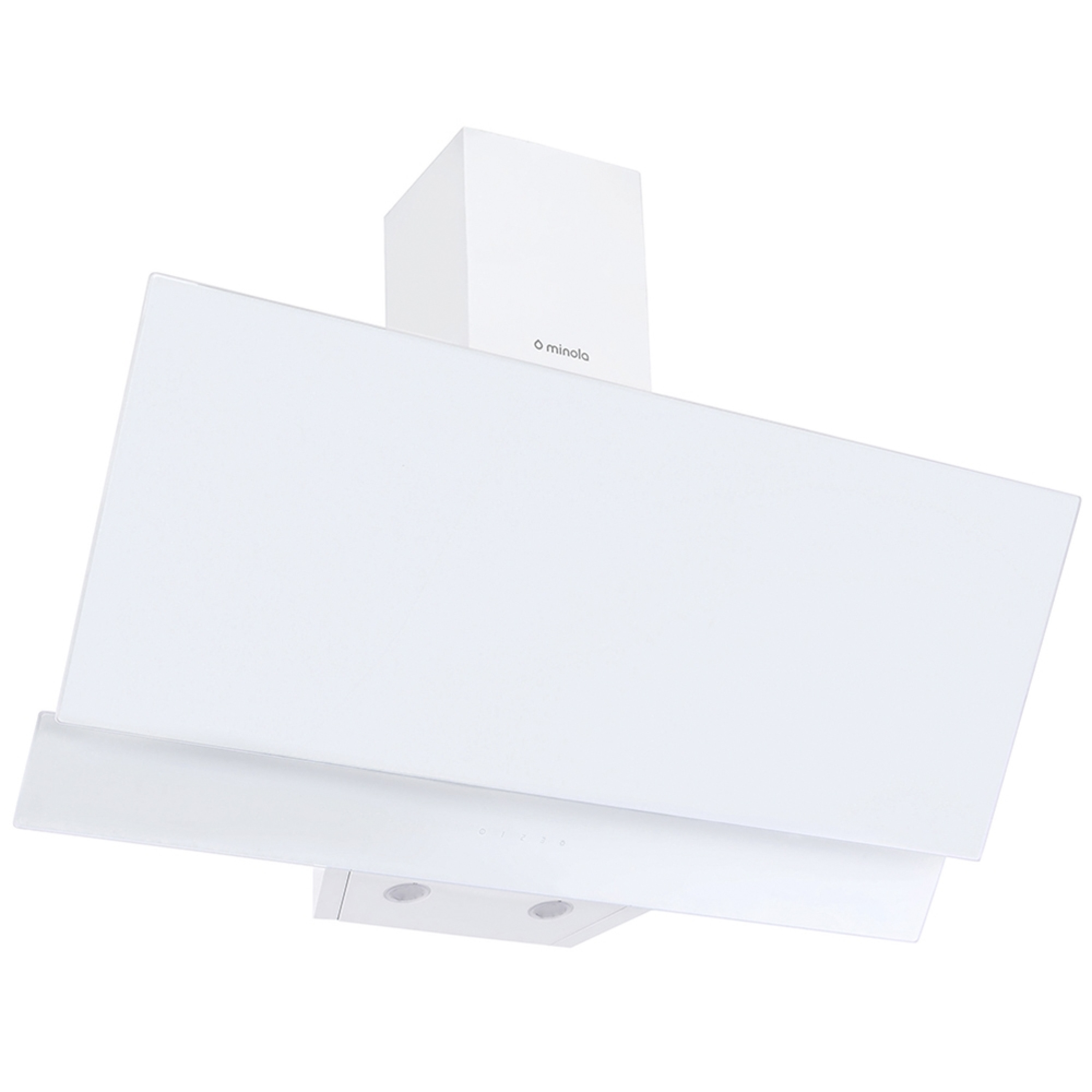 Витяжка декоративна похила Minola HVS 9412 WH 850 LED - зображення 2