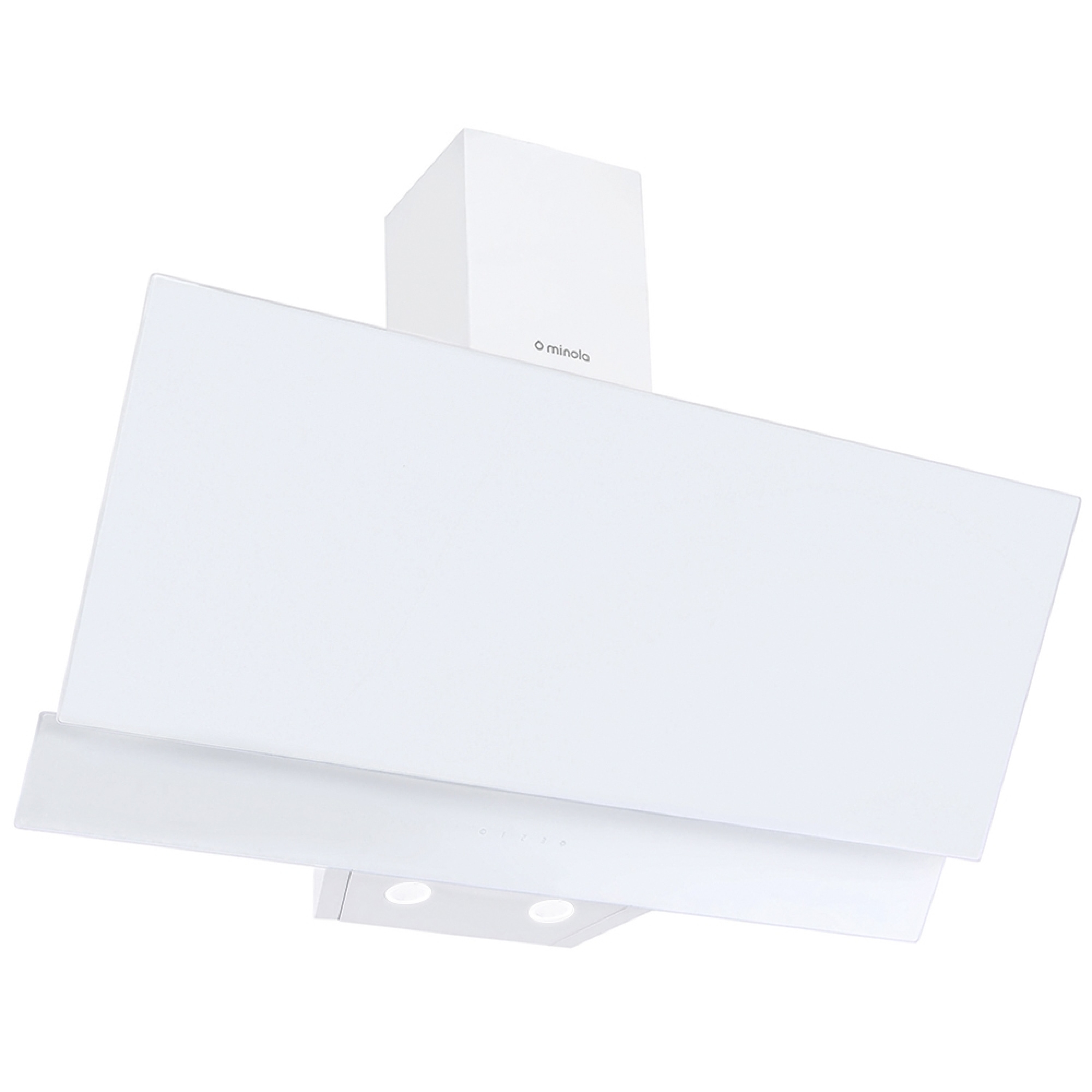 Витяжка декоративна похила Minola HVS 9412 WH 850 LED - зображення 3