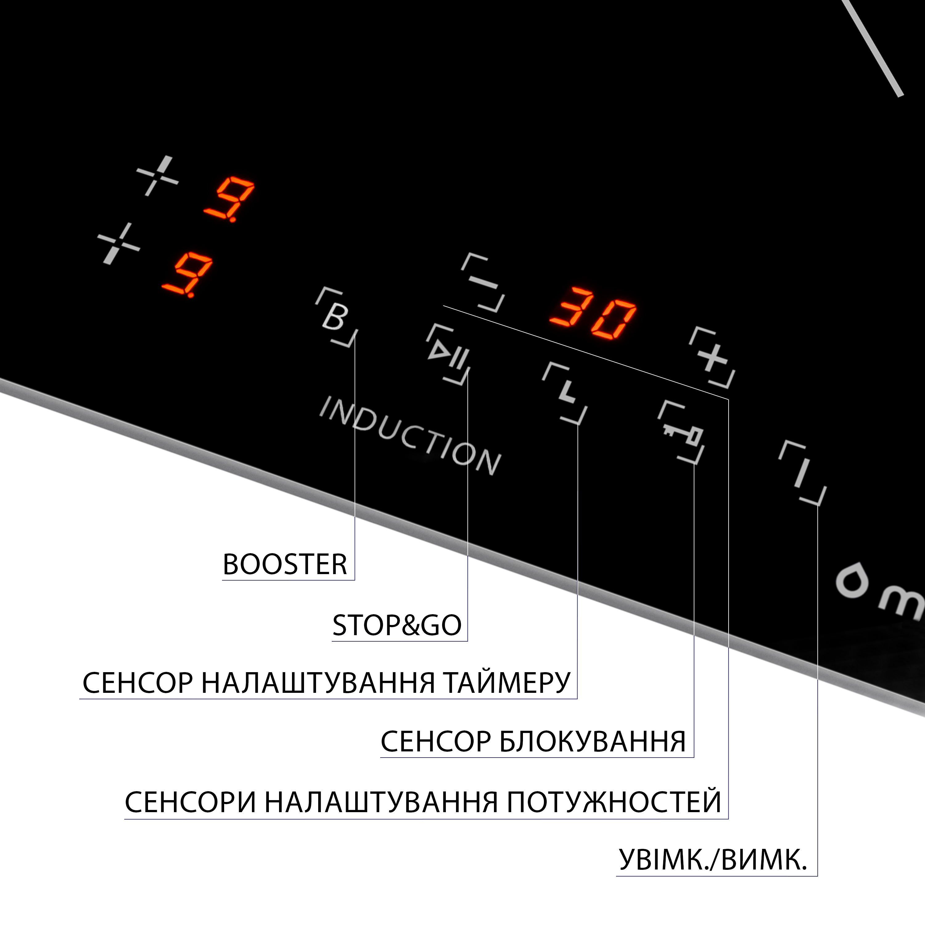 Поверхня індукційна Domino Minola MI 3037 KBL - зображення 6