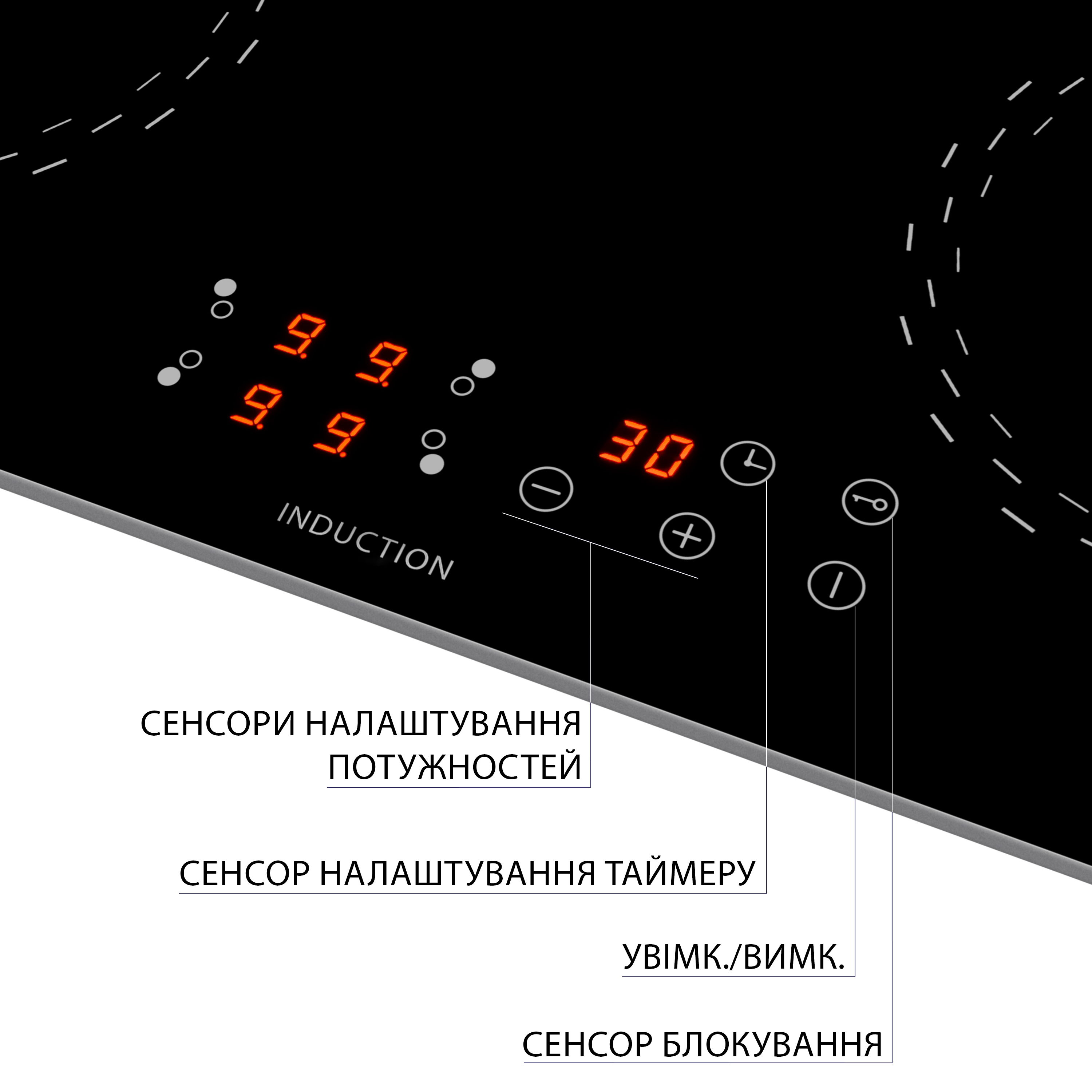 Поверхня індукційна Minola MI 6038 KBL - зображення 6