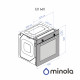 Духовой шкаф электрический Minola EO 660 BL - зображення 5