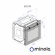 Духовой шкаф электрический Minola EO 670 BL - зображення 6