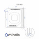 Minola 5905538401884 - зображення 6 Духовой шкаф электрический Minola EOD 683 BL - зображення 6