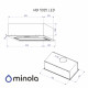 Витяжка повновбудована Minola HBI 5025 I LED - зображення 11