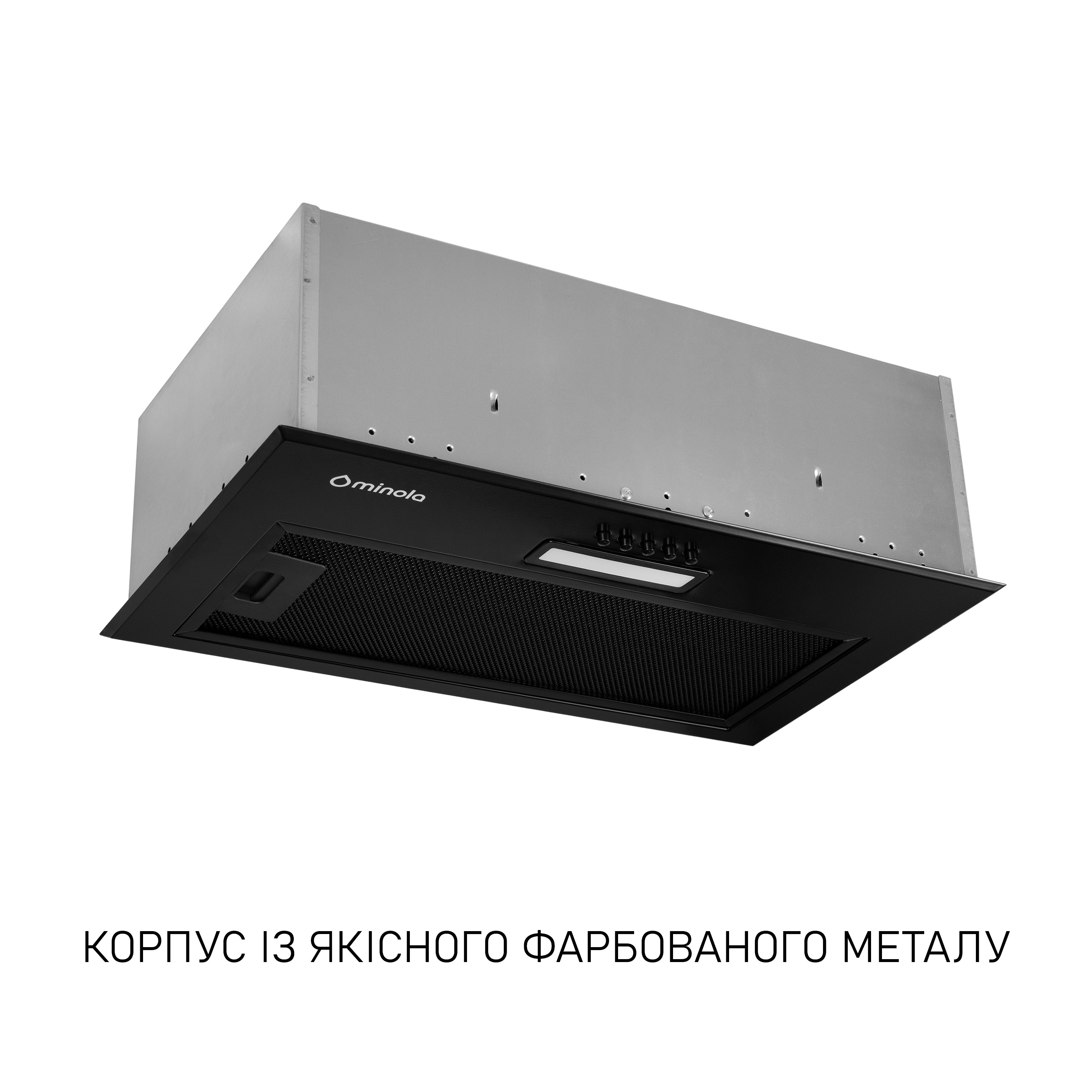 Вытяжка полновстроенная Minola HBI 5614 BLF 1000 LED - зображення 2