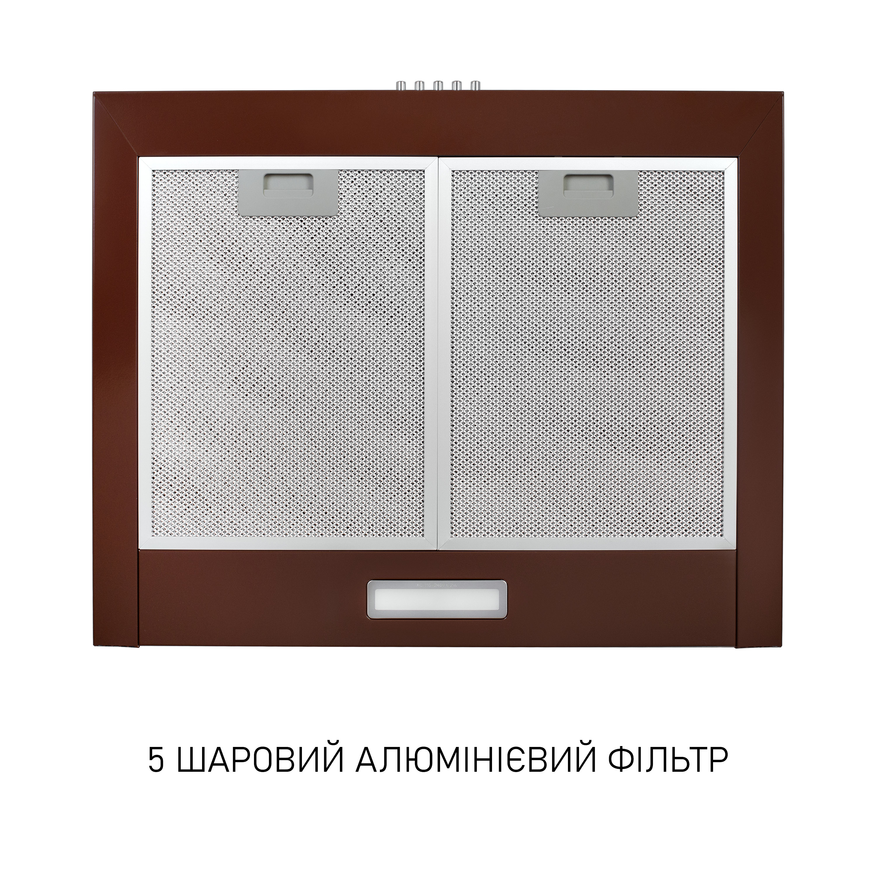 Вытяжка купольная Minola HK 6214 BR 700 LED - зображення 5