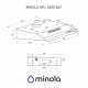 Витяжка плоска Minola HPL 5200 BLF - зображення 14