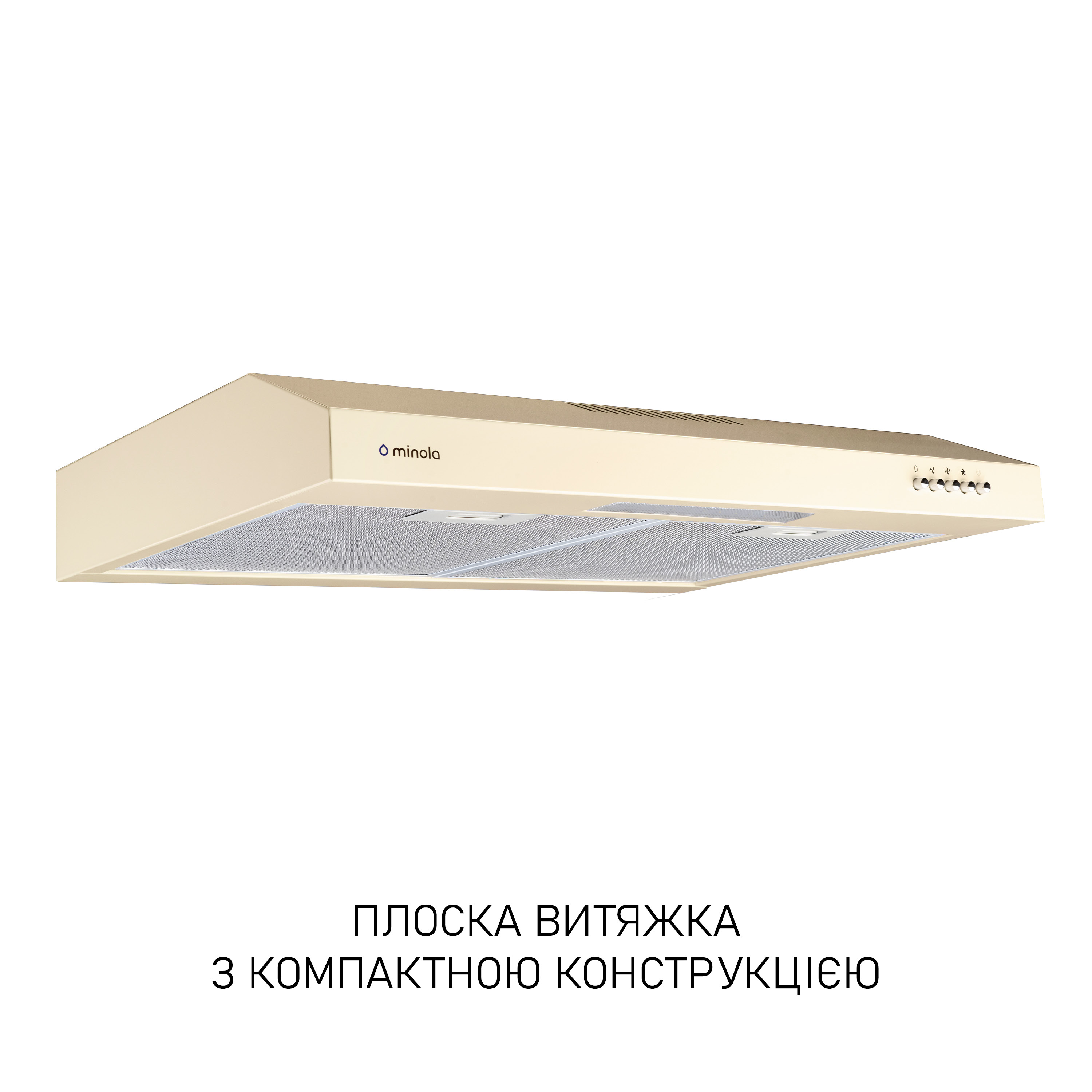 Minola 5902767908511 - зображення 2 Вытяжка плоская Minola HPL 612 IV - зображення 2