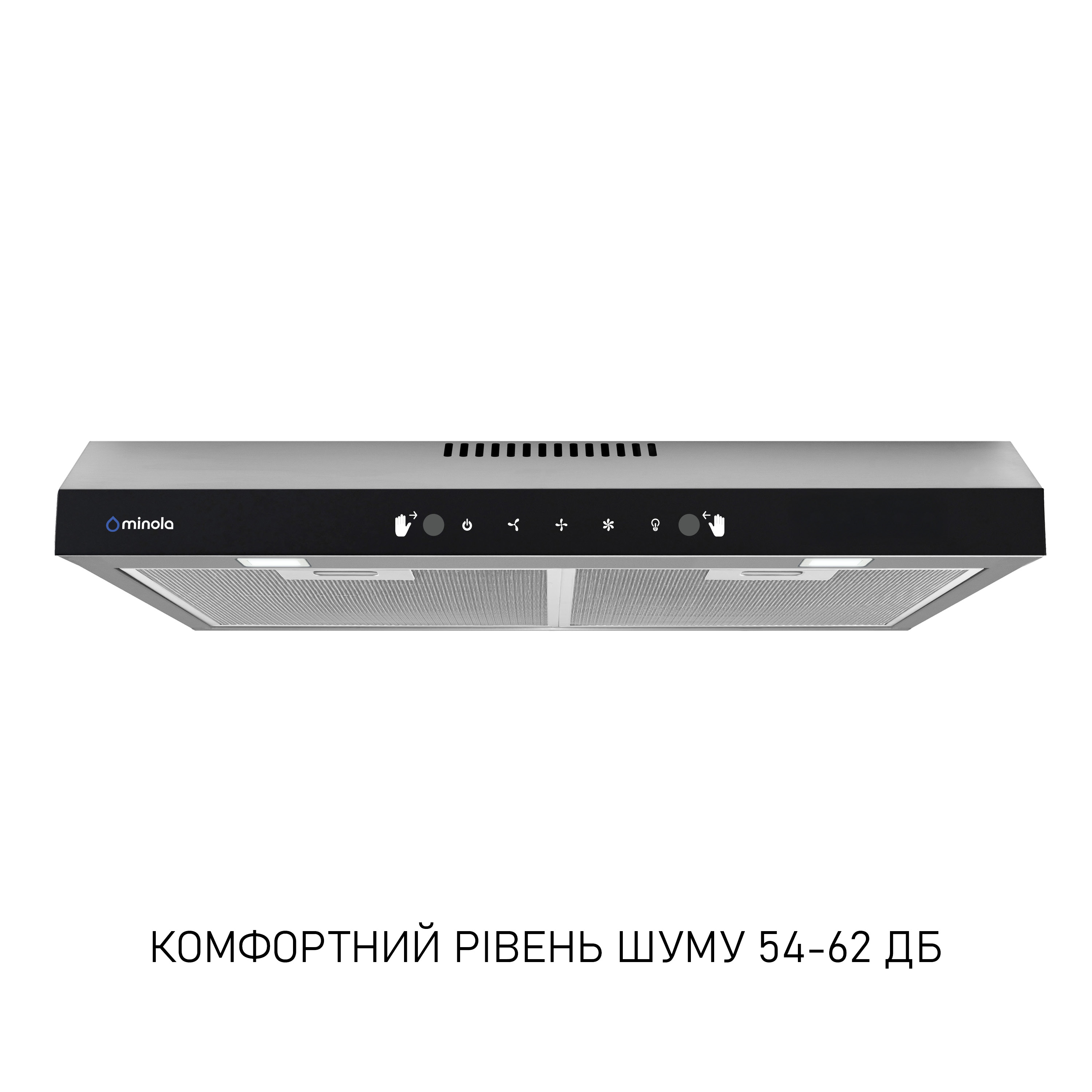 Minola 5905538403161 - зображення 2 Витяжка плоска Minola HPLS 612 I - зображення 2
